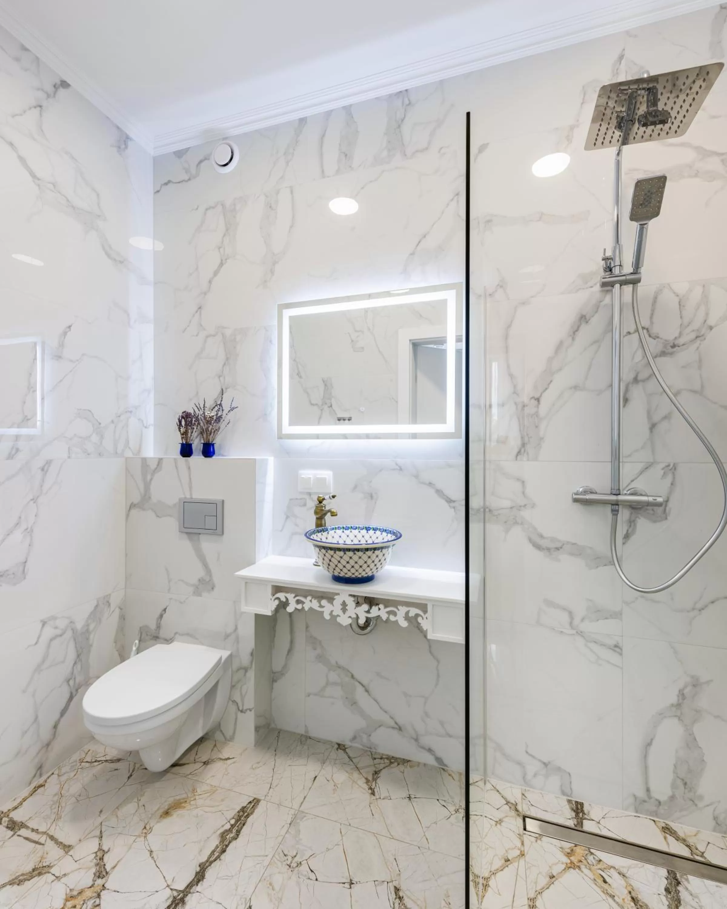 Bathroom in Noclegi Biała Róża