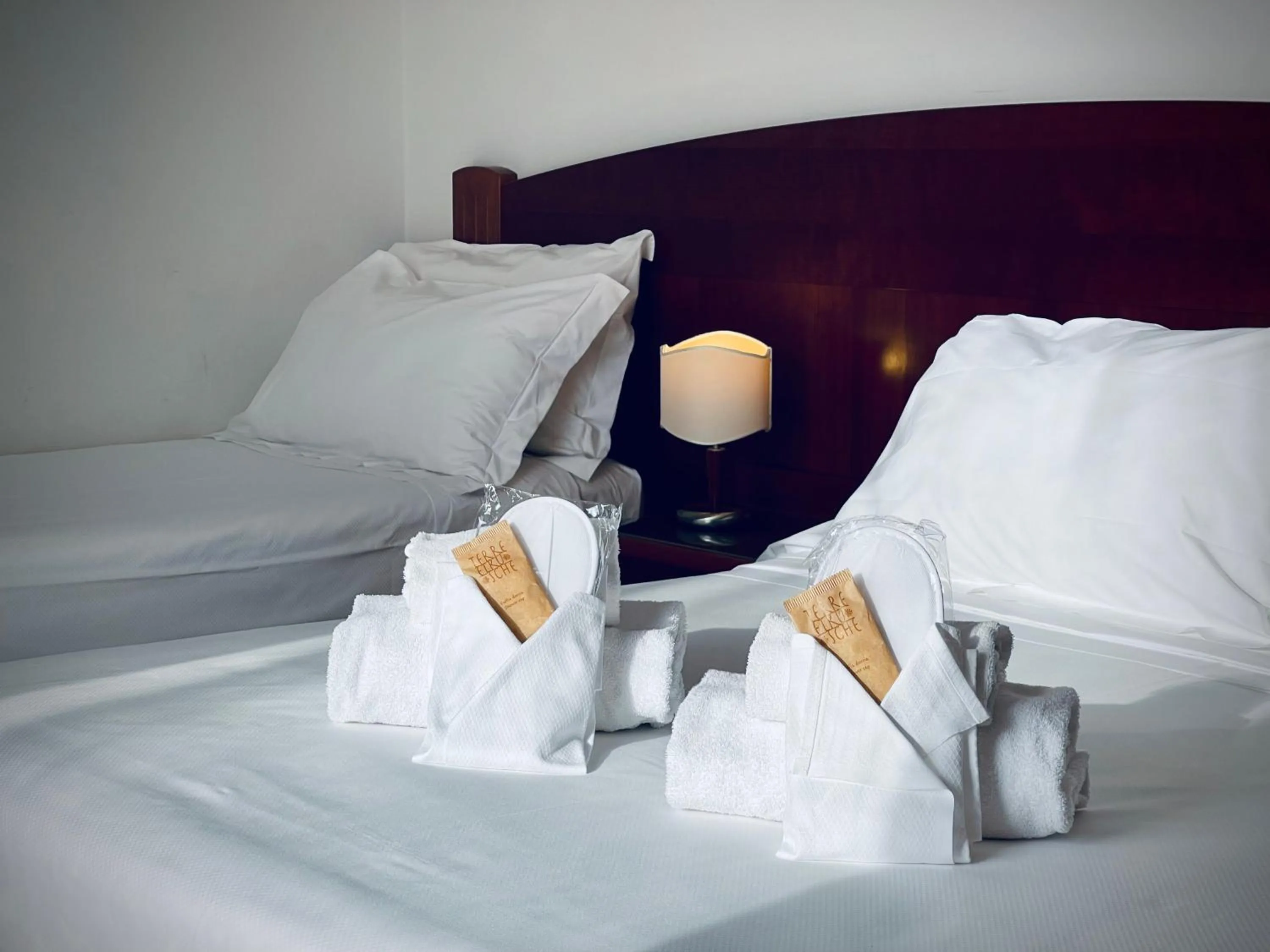 Bed in Hotel Hermitage