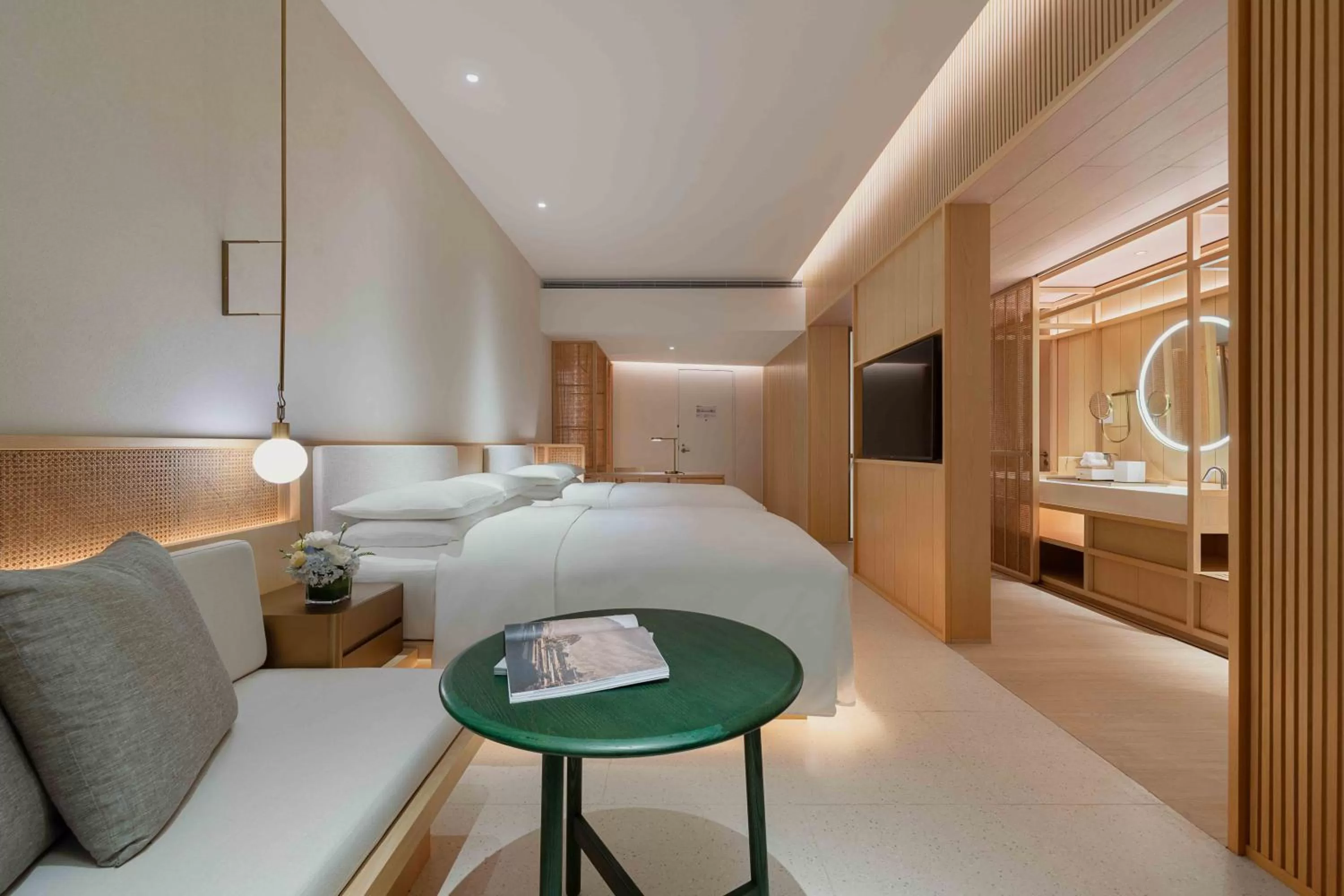 Decorative detail, Bed in The Taikang Sanya, a Tribute Portfolio Resort