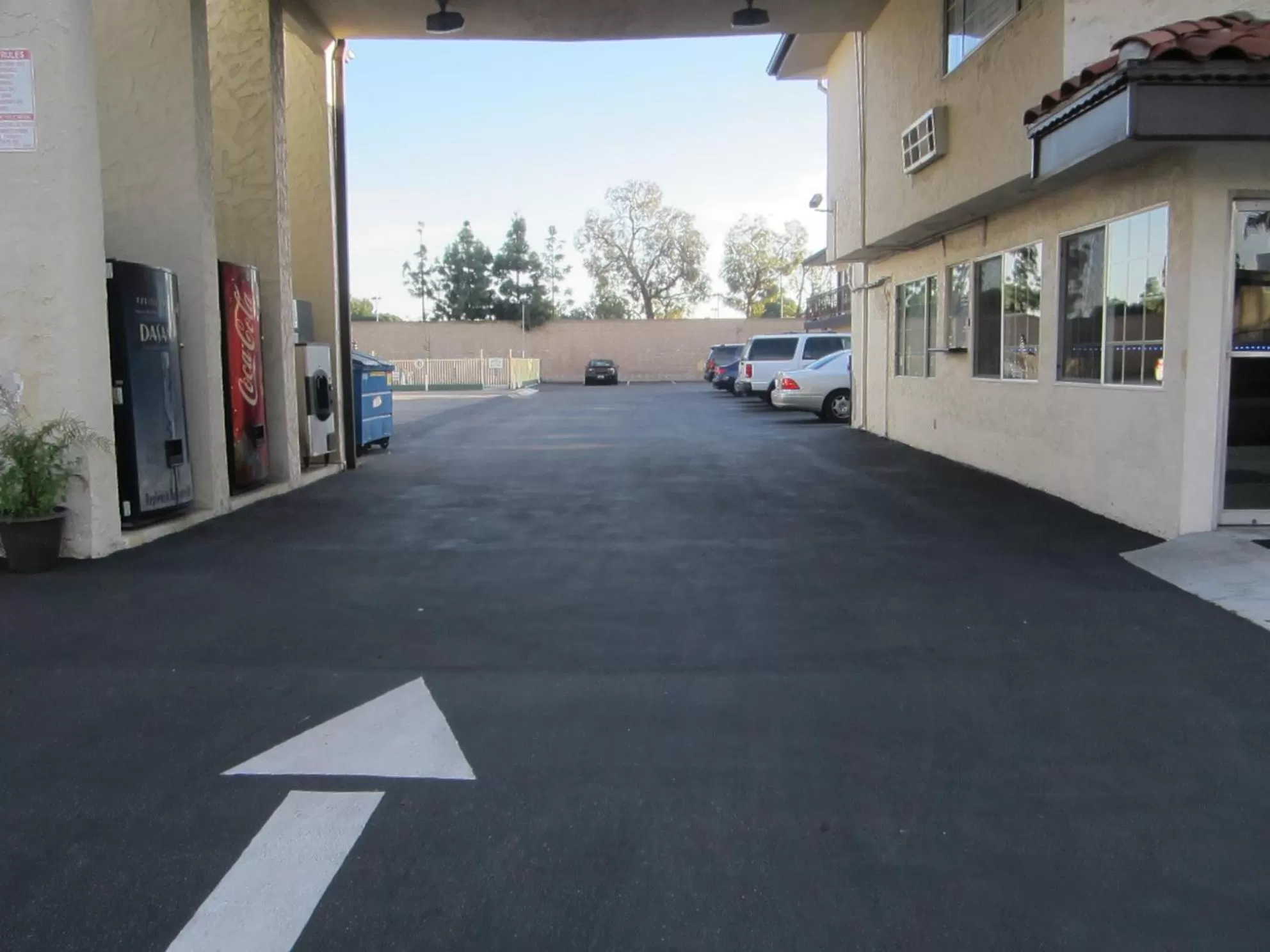 Property building in Little Boy Blue Motel