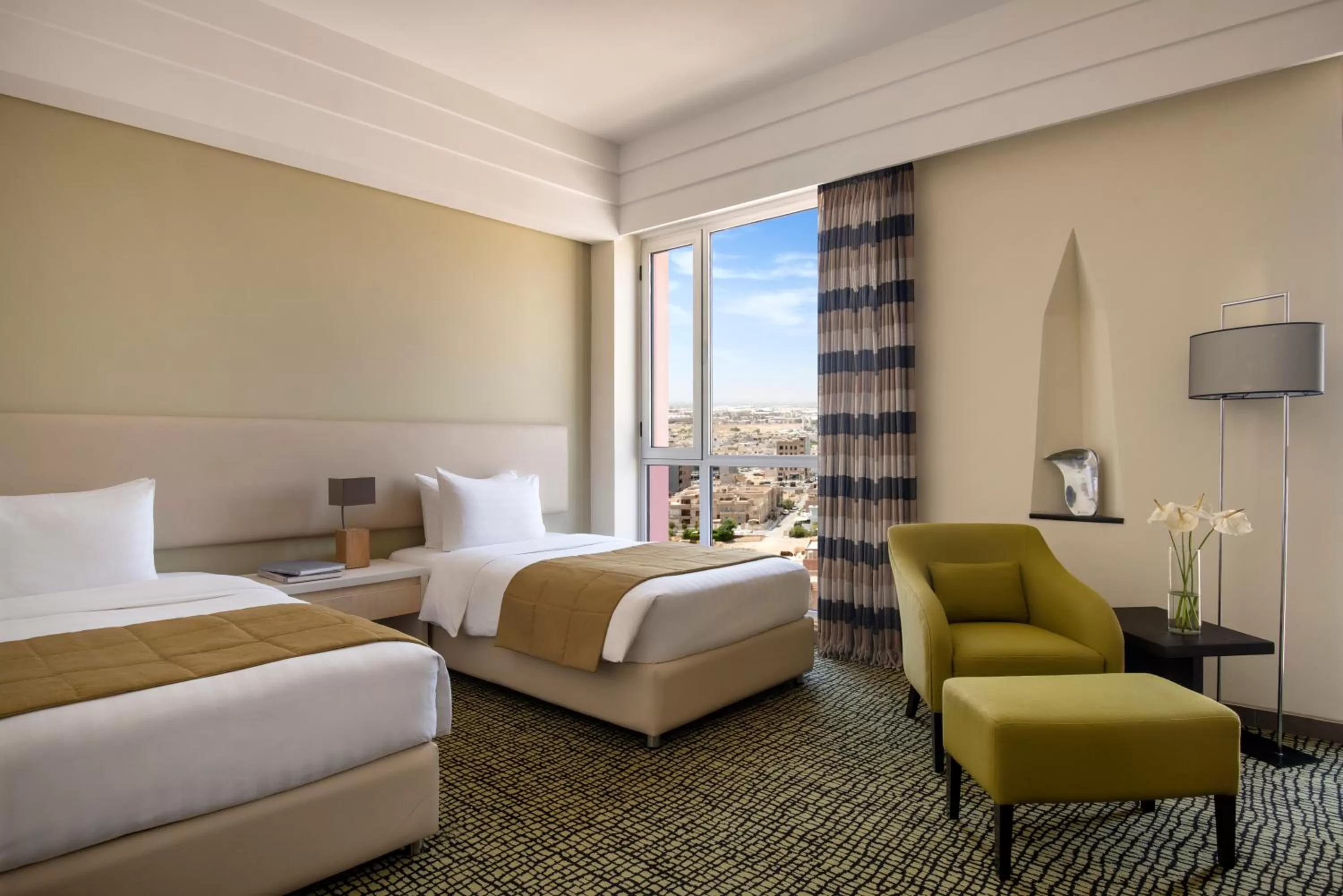 Bed in Bristoria Hotel Erbil