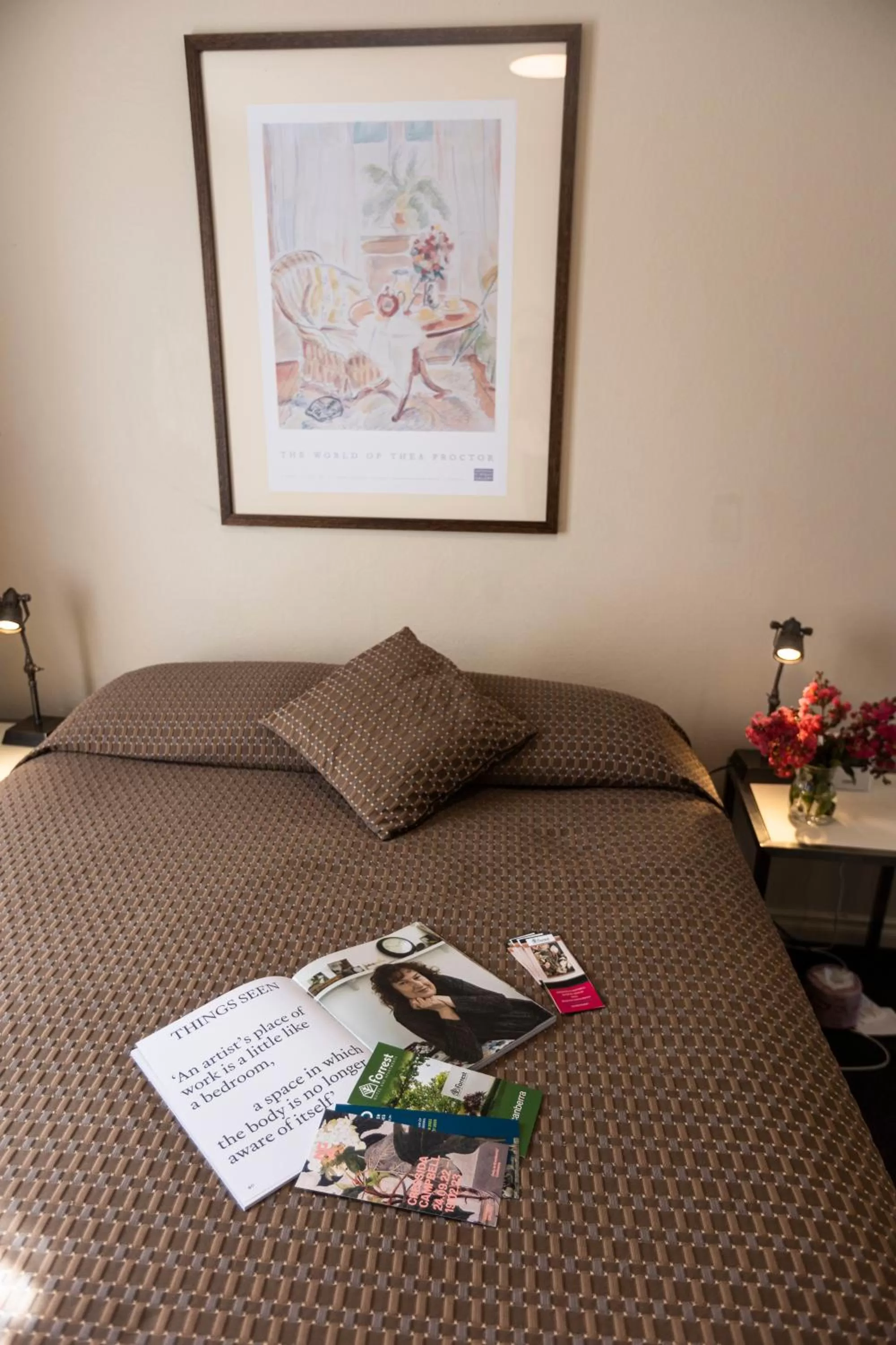 Bed in Forrest Hotel & Apartments