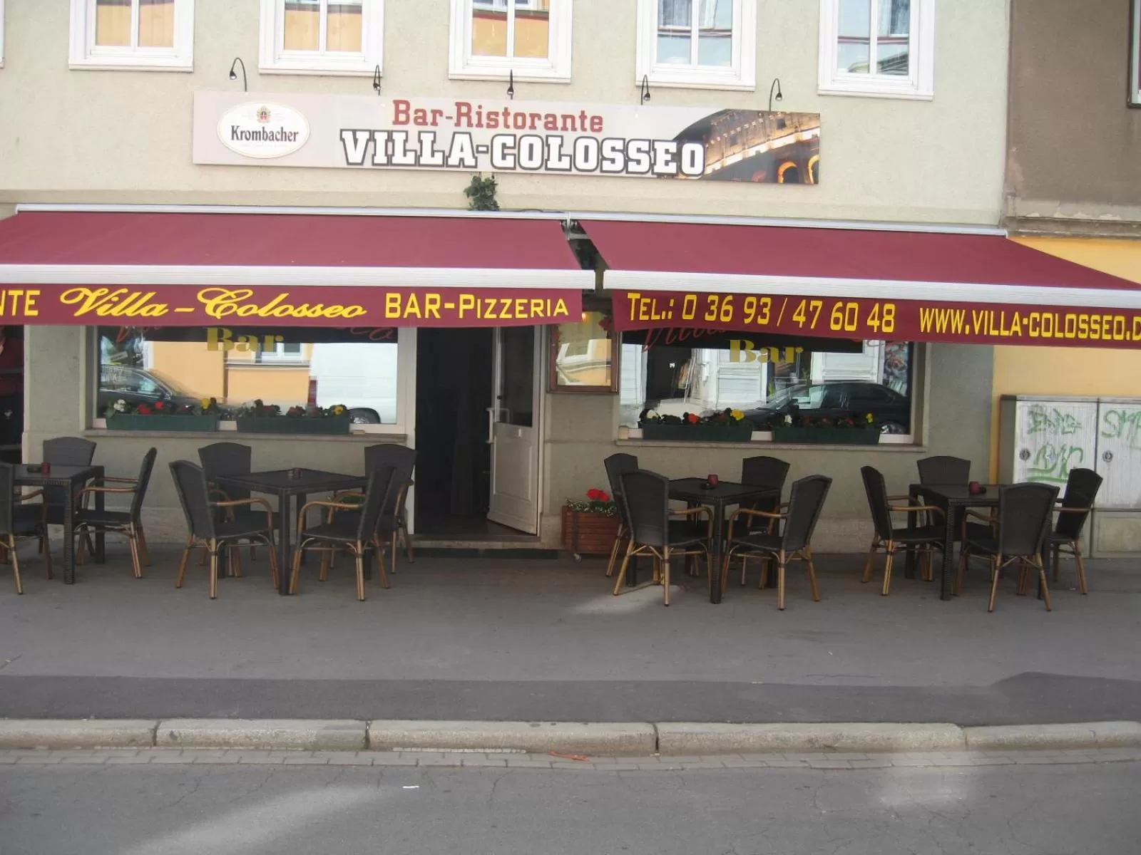 Restaurant/places to eat in Pension Villa Colosseo im Herzen von Meiningen