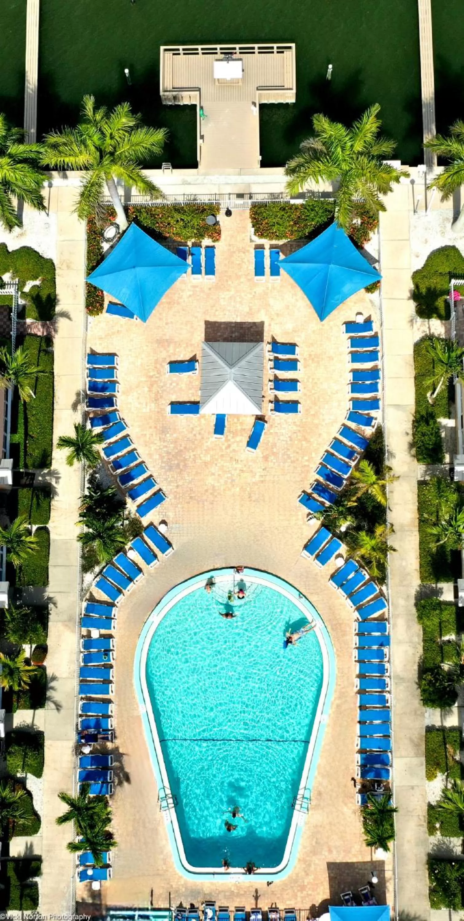Bird's eye view in Barefoot Beach Resort