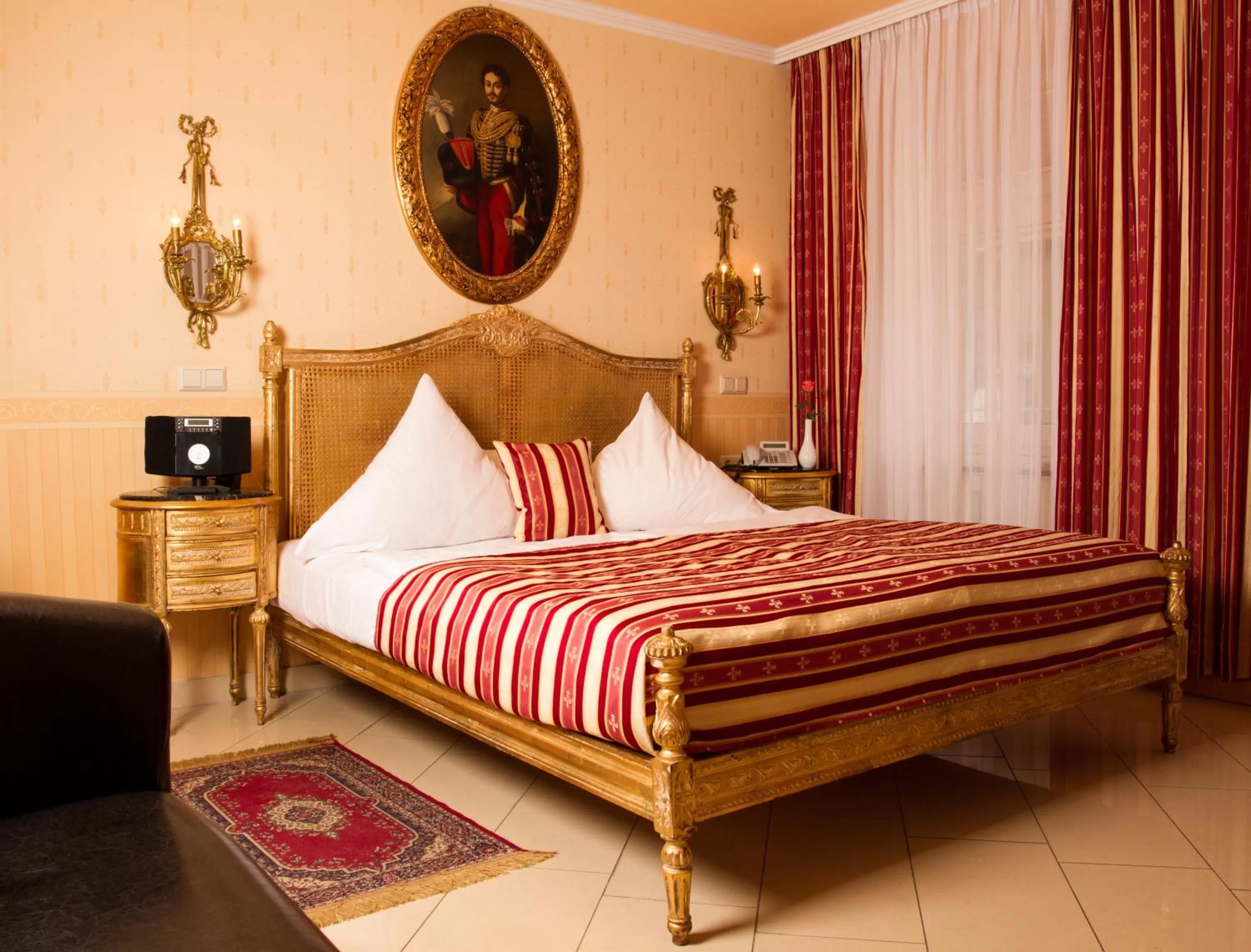 Bed in Hotel Don Giovanni