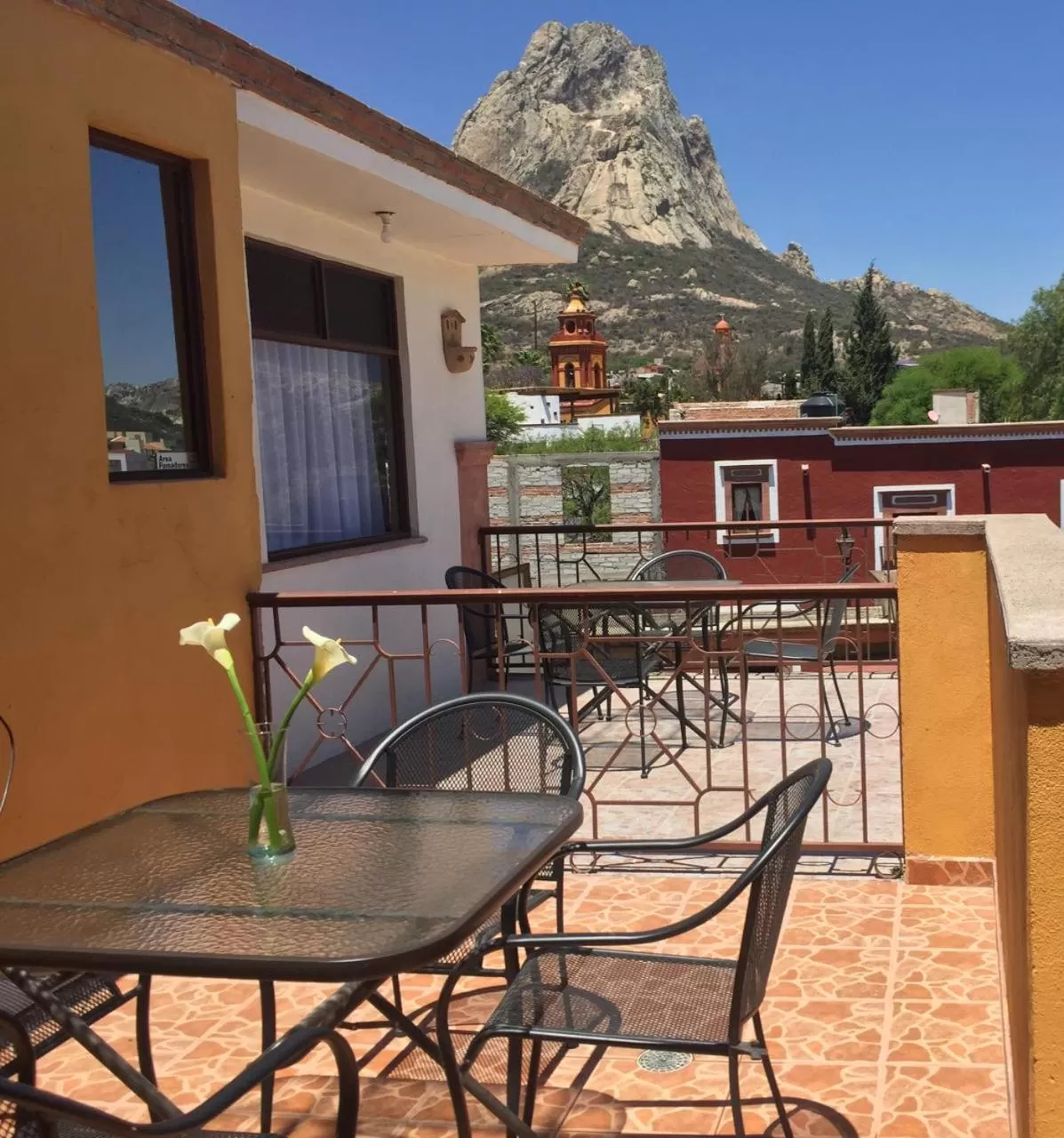 Balcony/Terrace in Del Centro Hotel Bernal