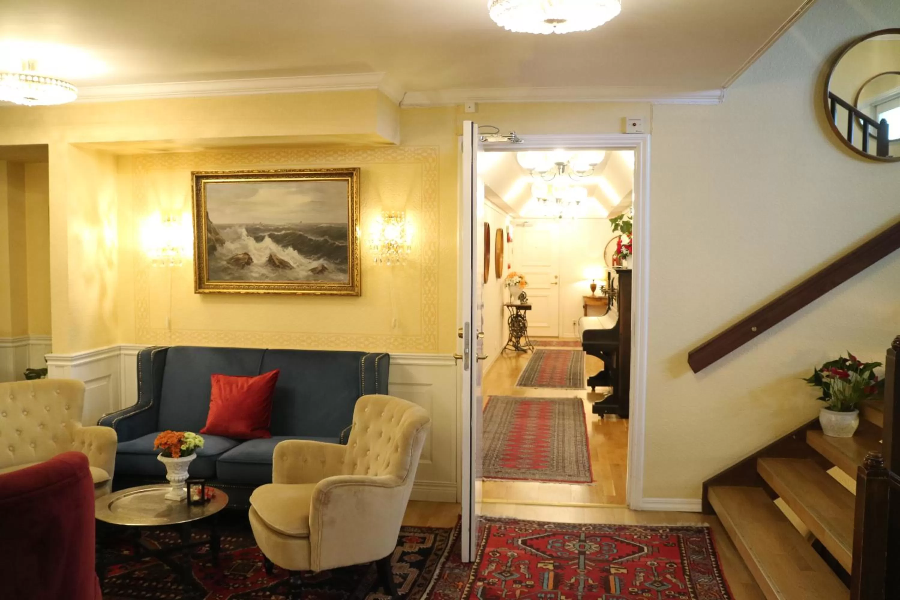 Seating area in Vänerport Lakefront Hotell