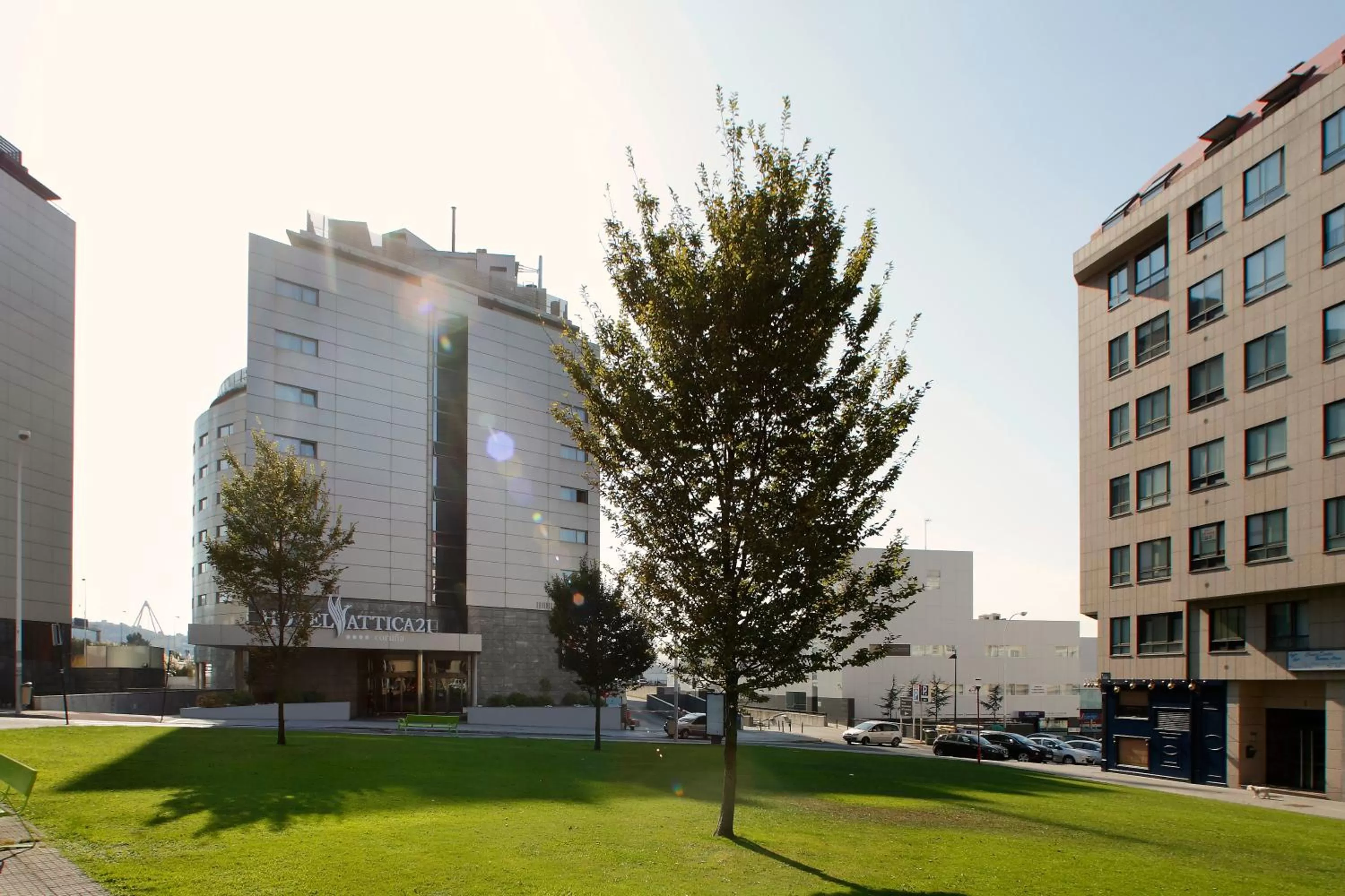 Facade/entrance in Attica21 Coruña