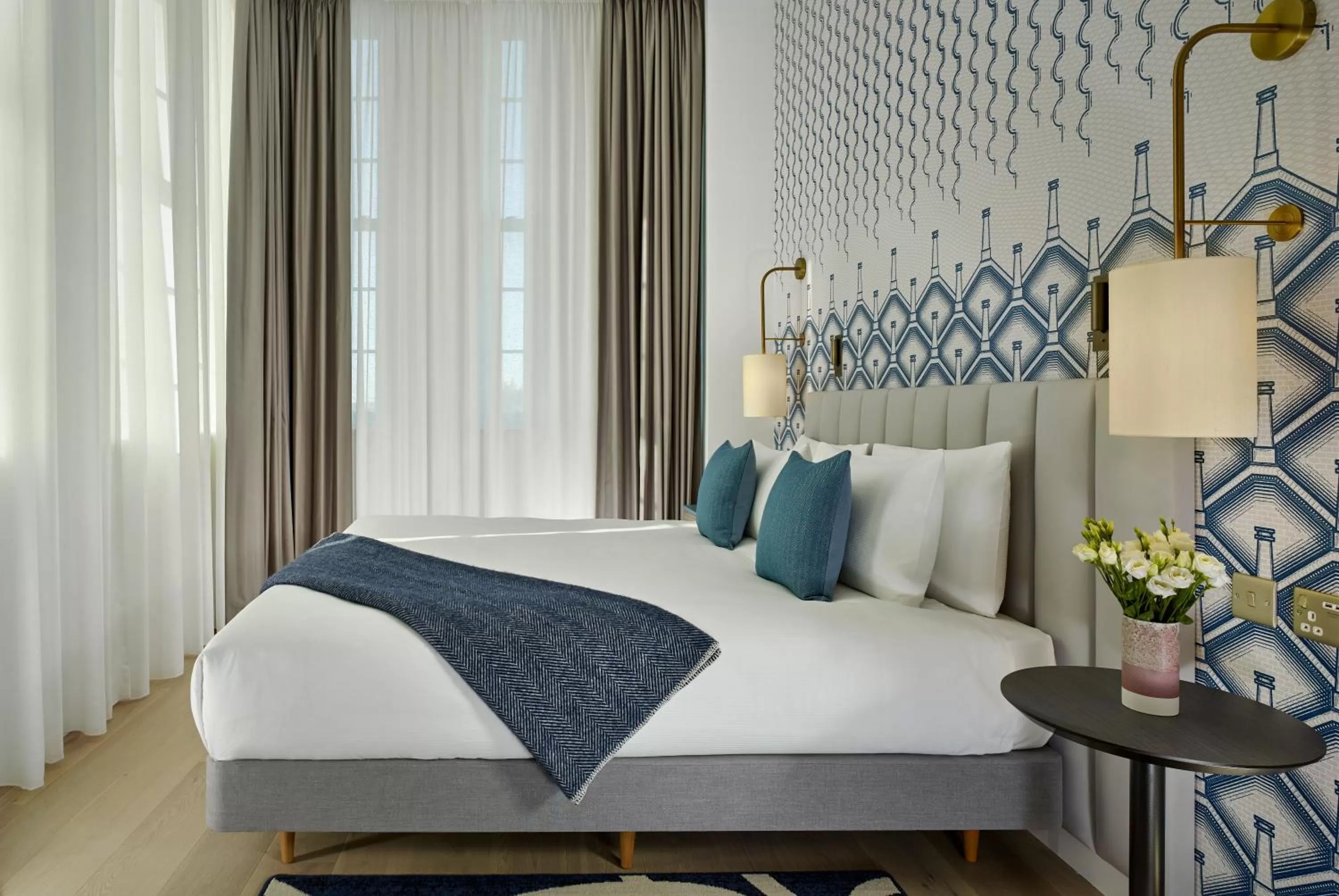 Bedroom, Bed in Citadines Islington London