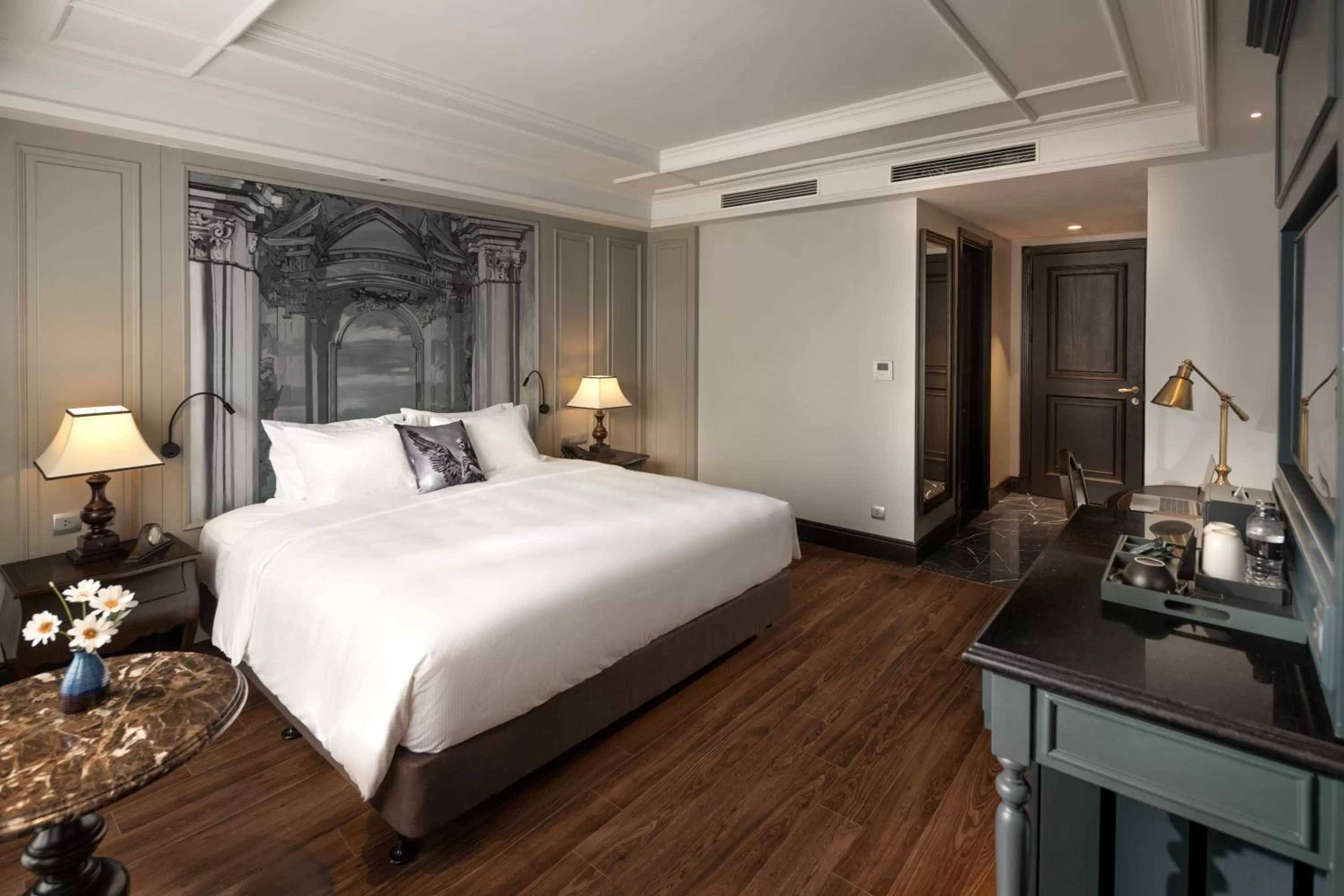 Property building, Bed in Meritel Hanoi