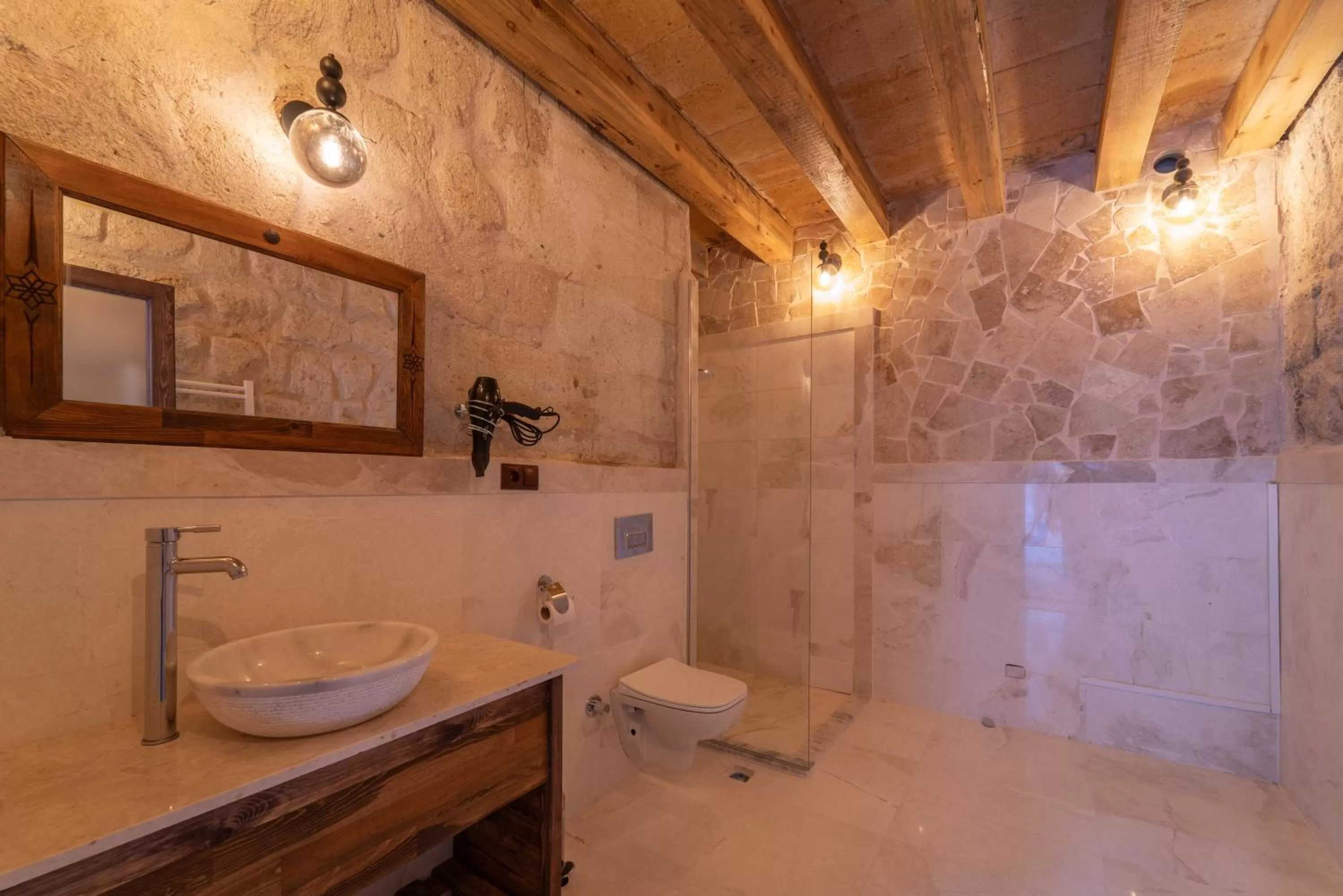 Shower in Göreme Escape Cave