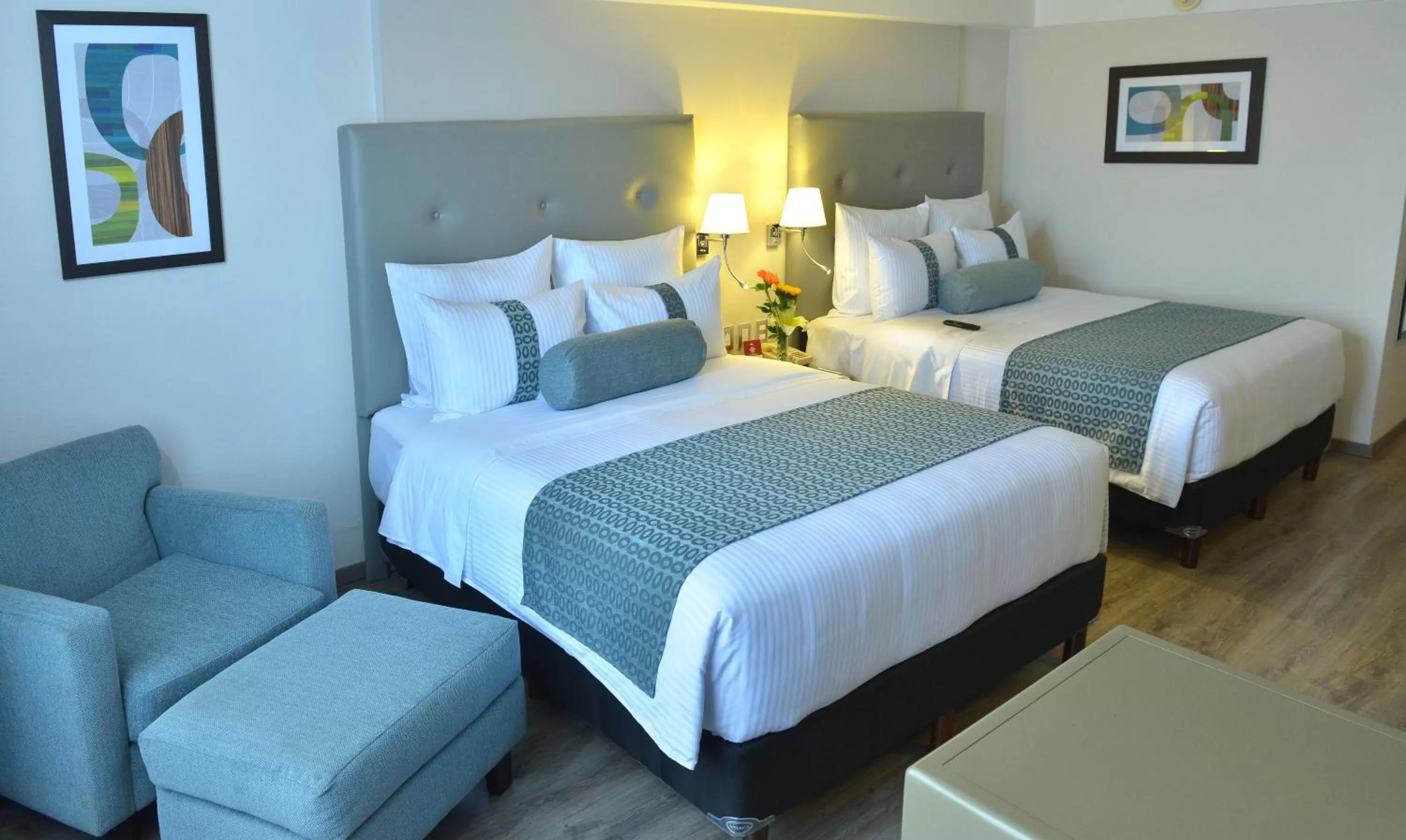 Bed in Grand Cantalagua Hotel Morelia, BW Signature Collection