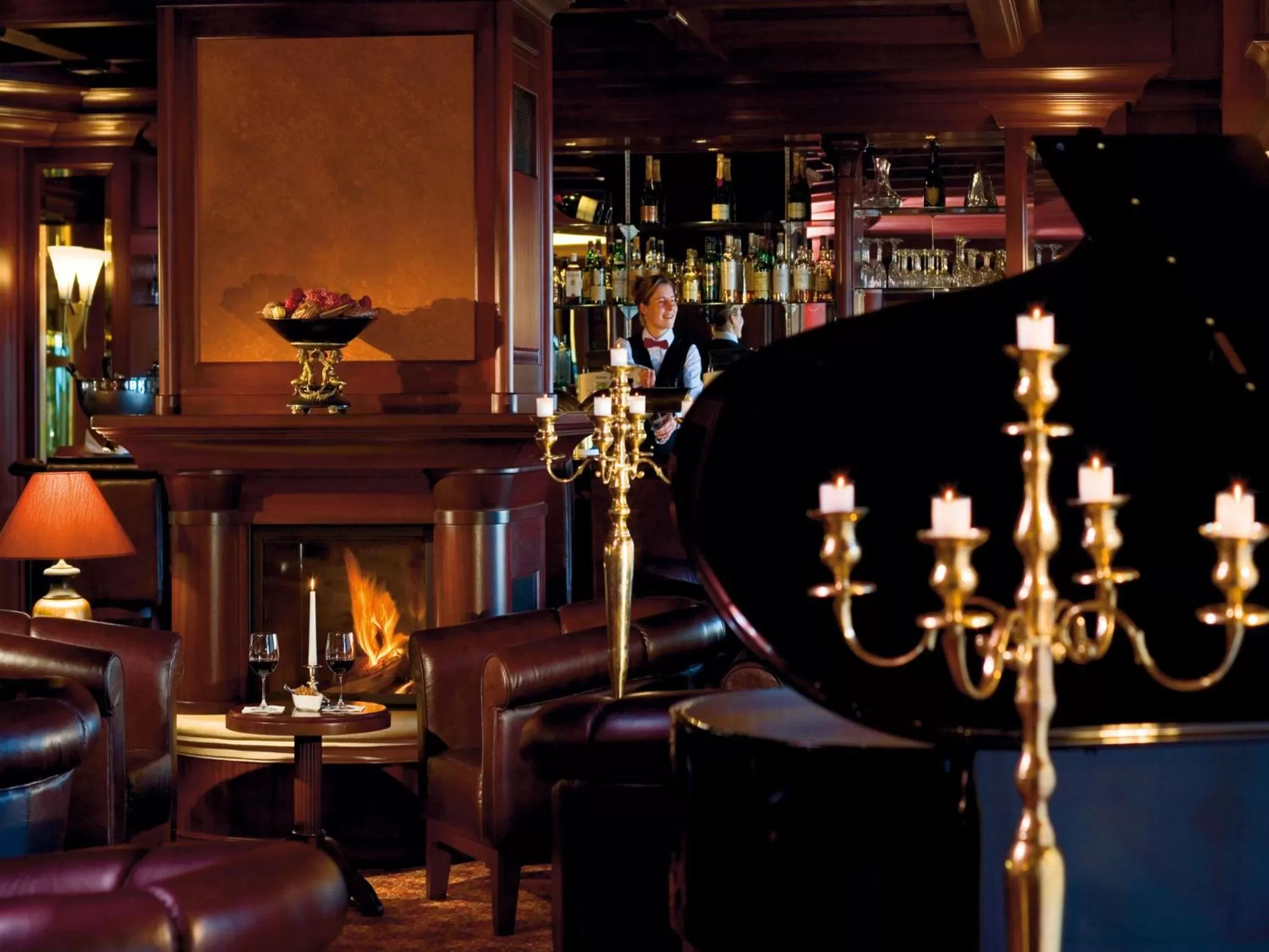 Lounge or bar in Yachthafenresidenz Hohe Düne