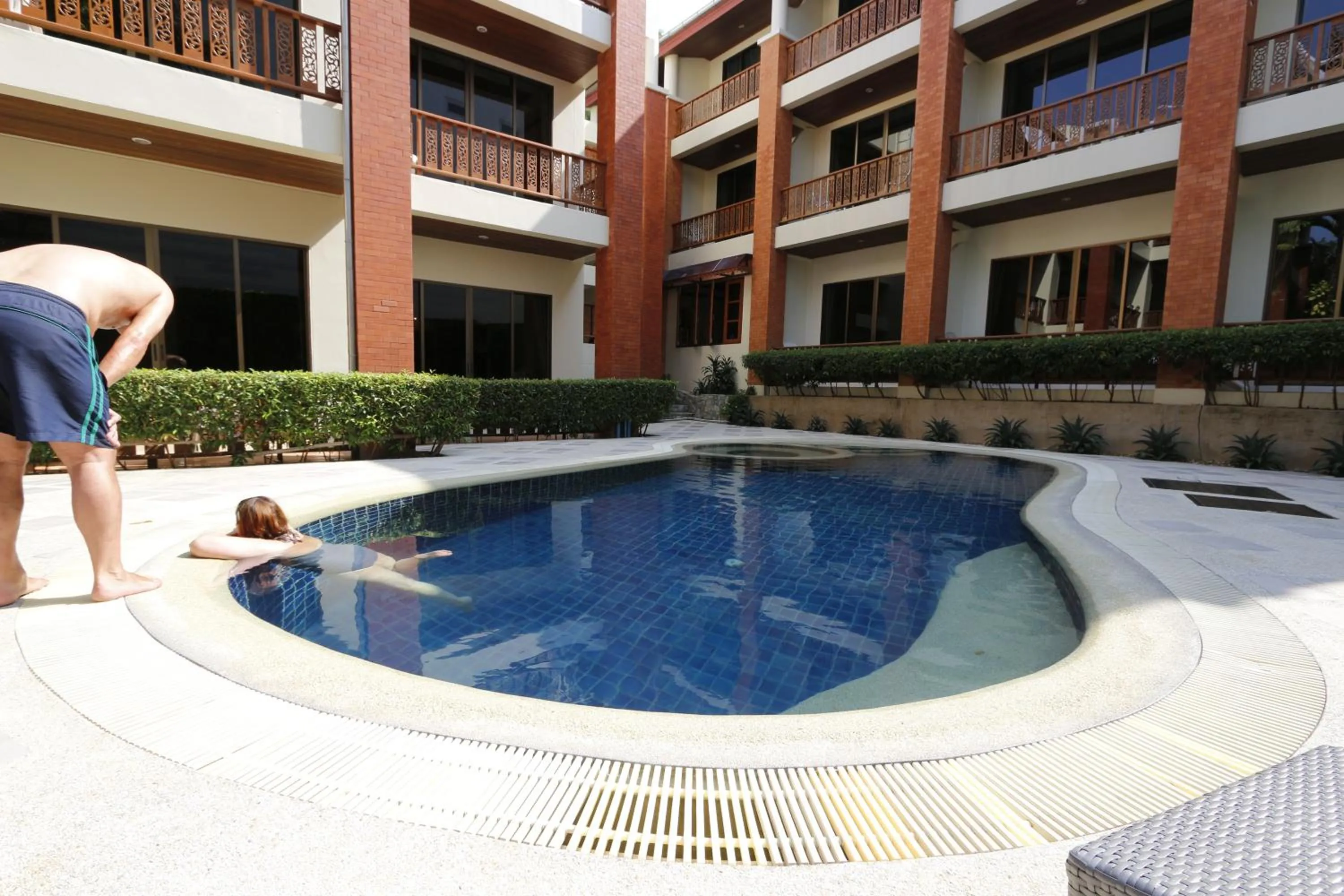 Swimming pool in Sun Hill Hotel Patong