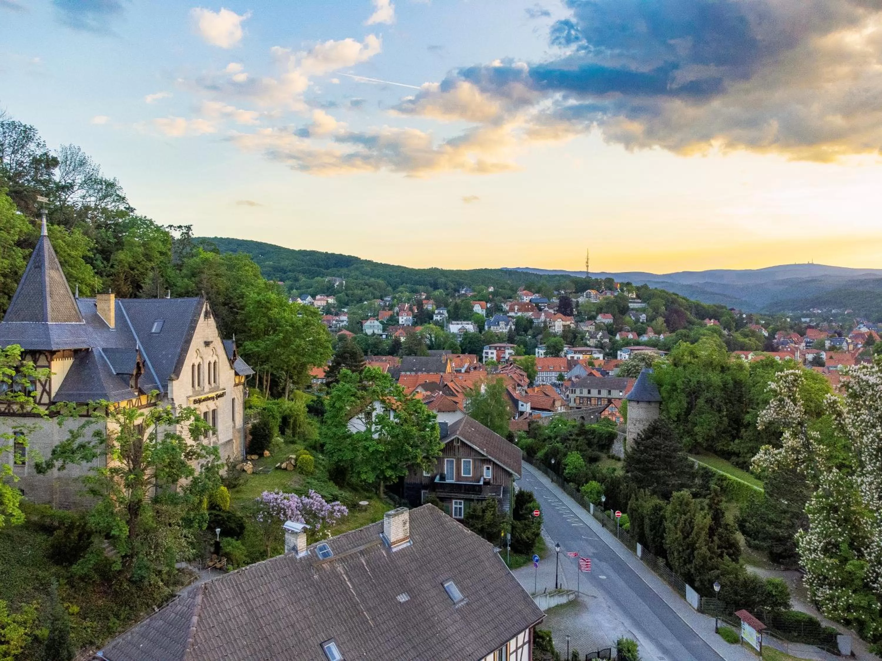 Property building in Schlossberg-Hotel Garni