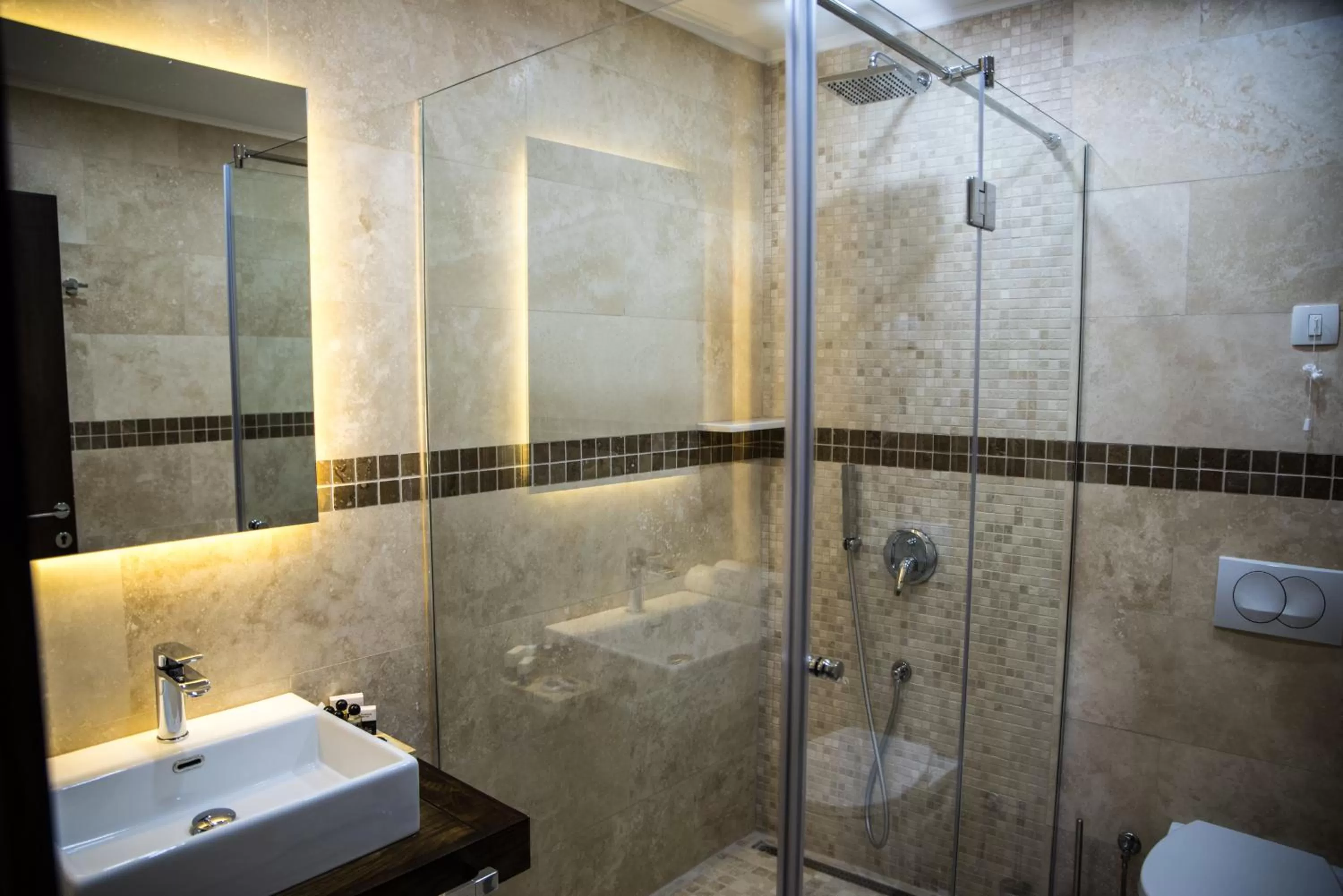 Shower, Bathroom in Boutique Hotel "Salina"