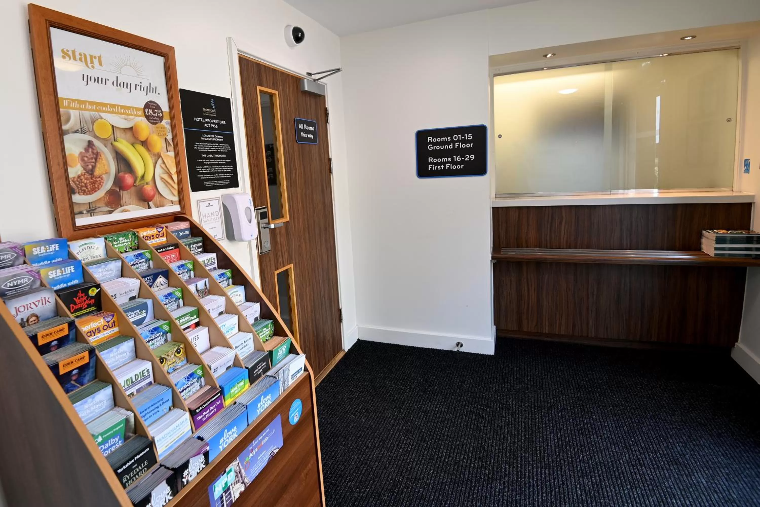 Lobby or reception in Penny Hedge, Whitby by Marston's Inns
