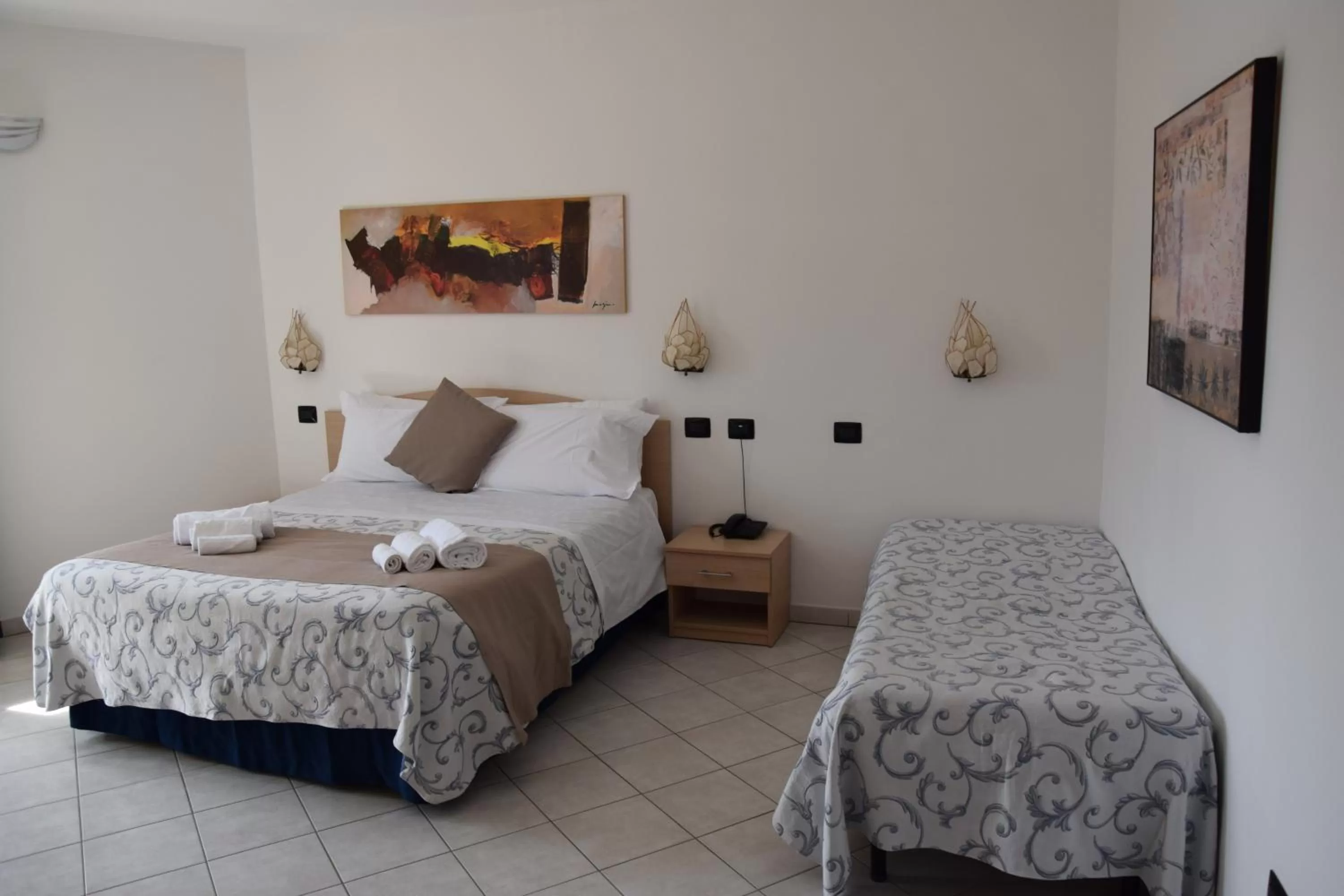 Bed in Hotel Profumo Di Mare