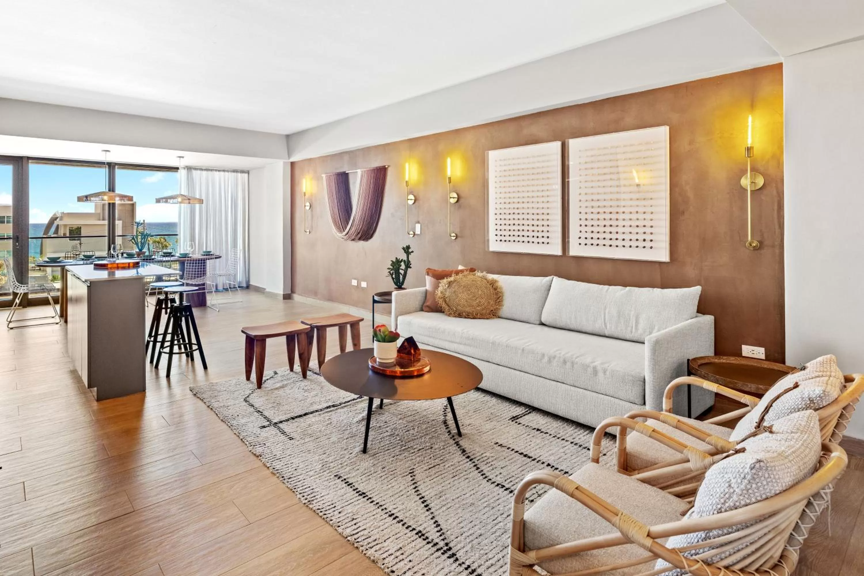 Living room in HiBird- Apartment and Suites Hotel