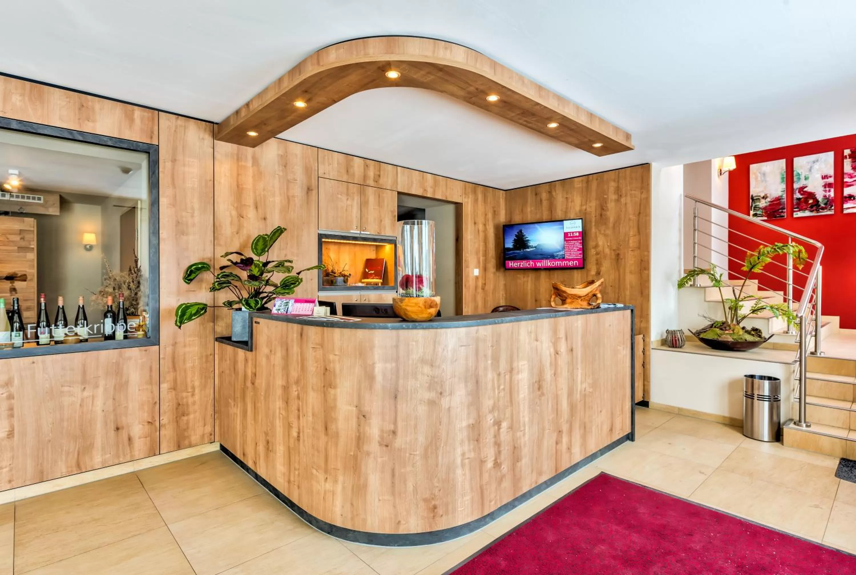 Lobby or reception in Hotel Traumblick