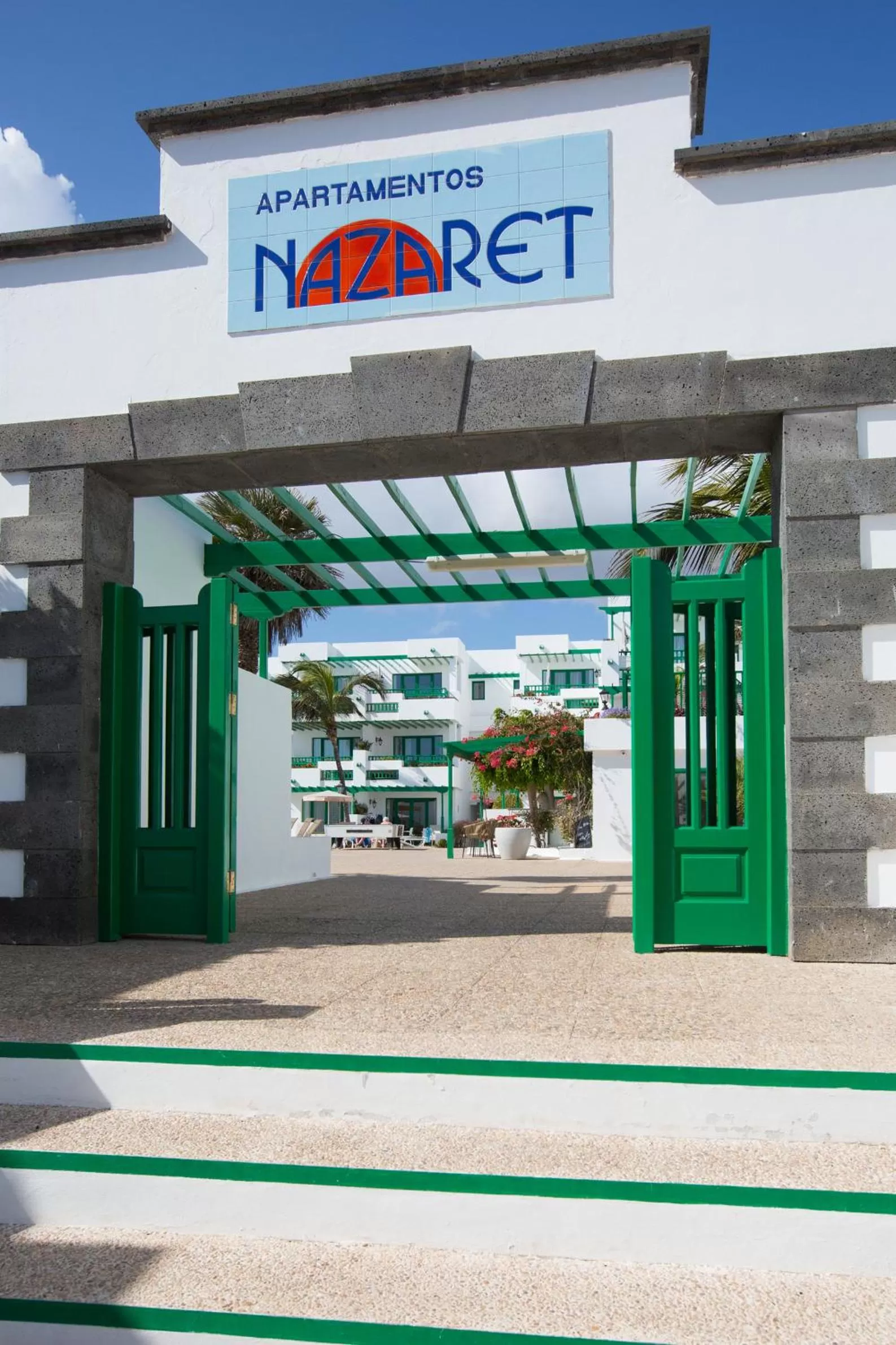 Facade/entrance in Nazaret Apartments