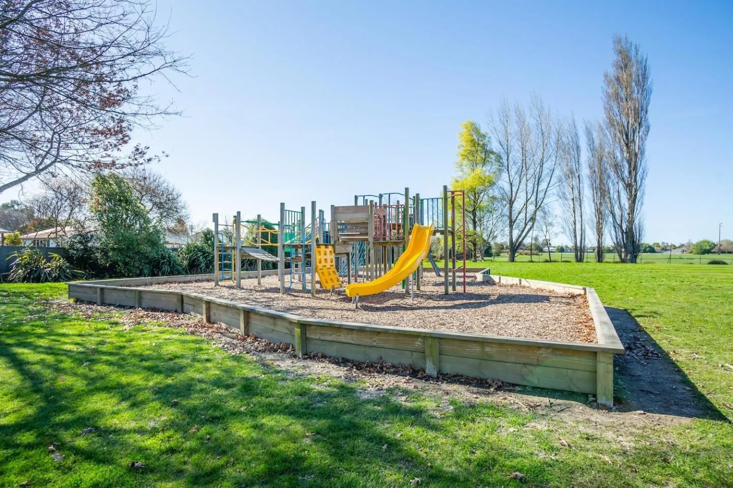 Children play ground in Christchurch Park Motel