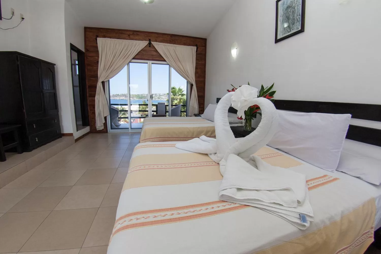 Bed in Bungalows Zicatela