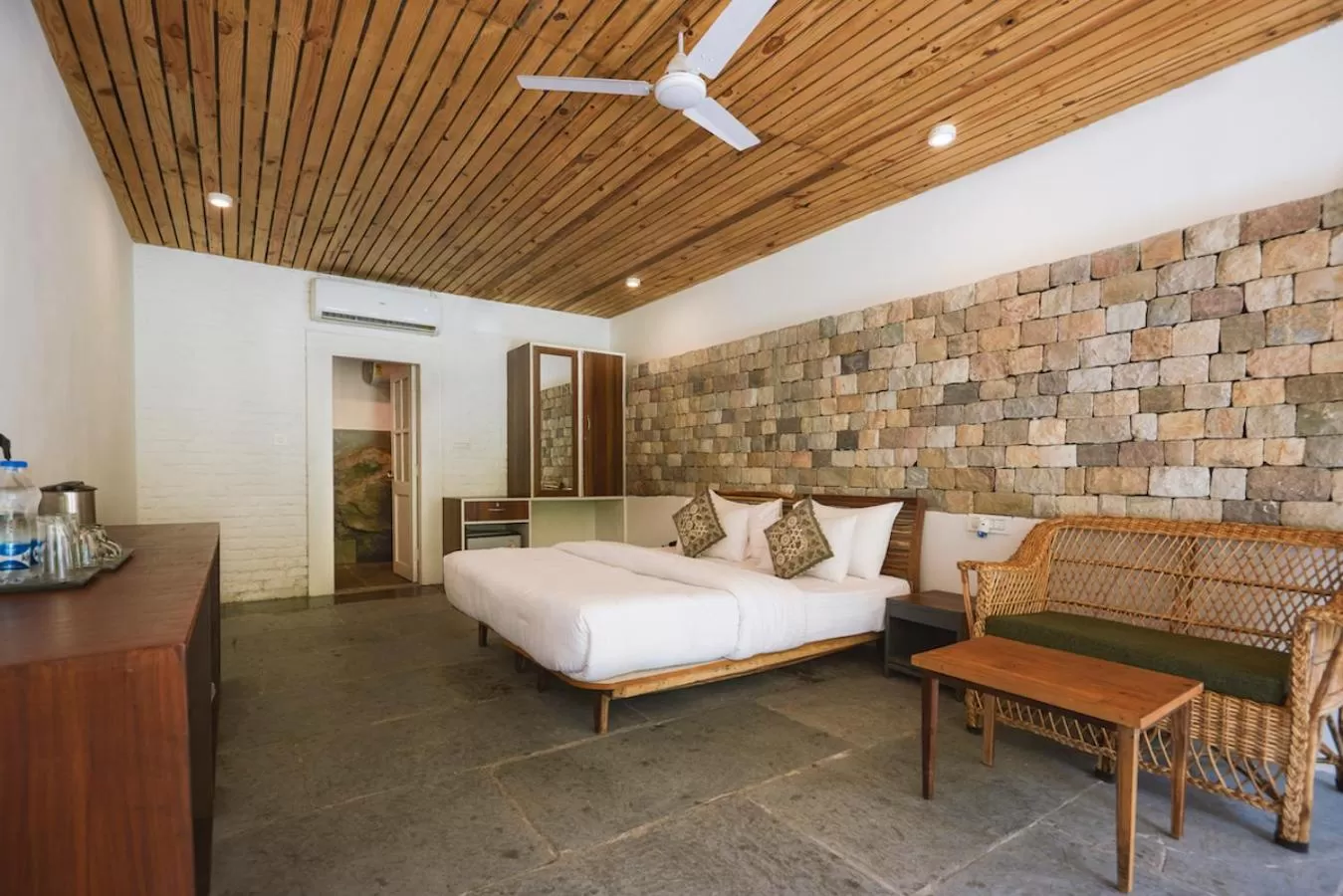 Bed in Nishantam Rishikesh