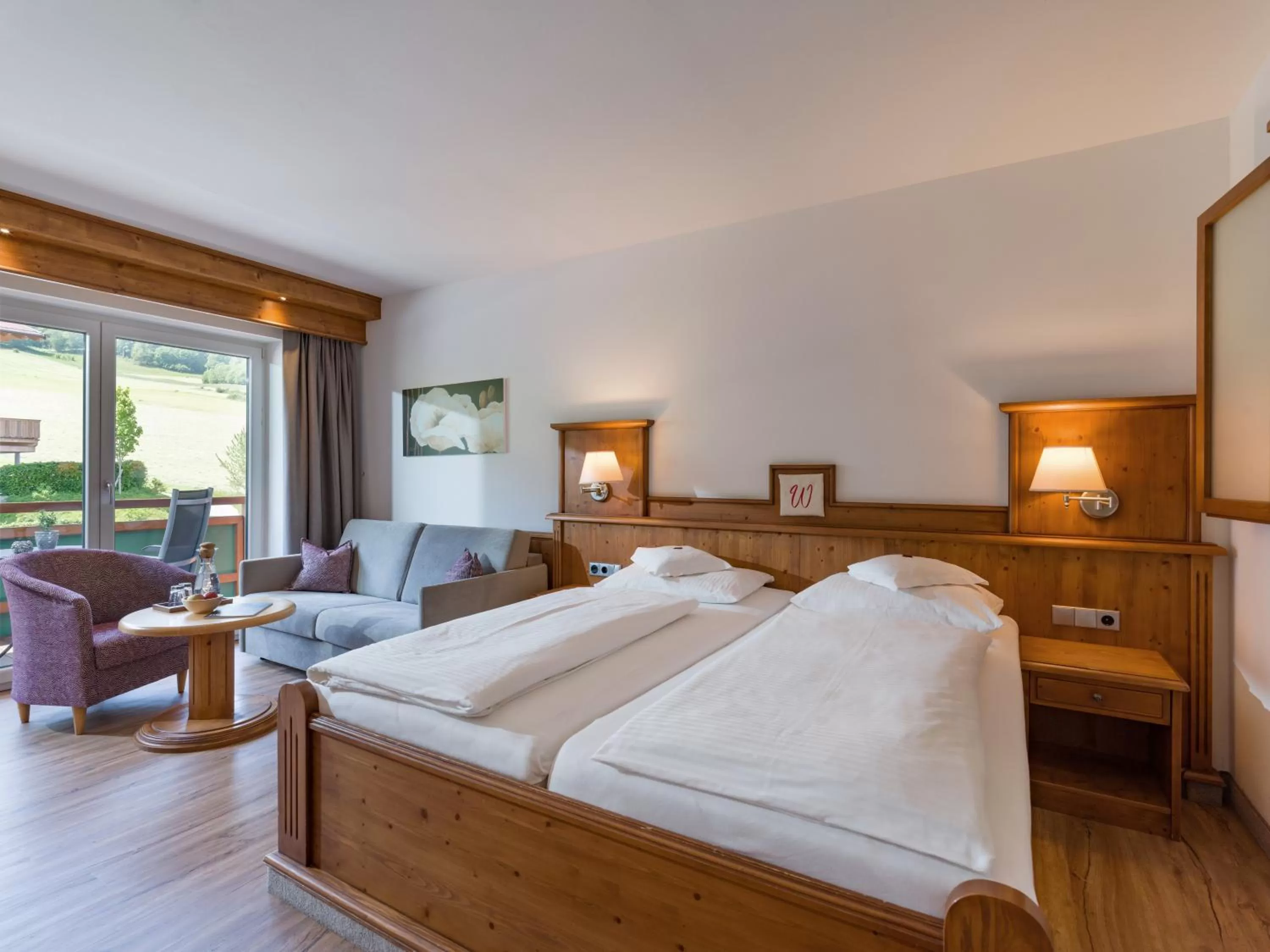 Bed in Hotel Der Wastlhof - direkt an der Skipiste Wellness & Spa