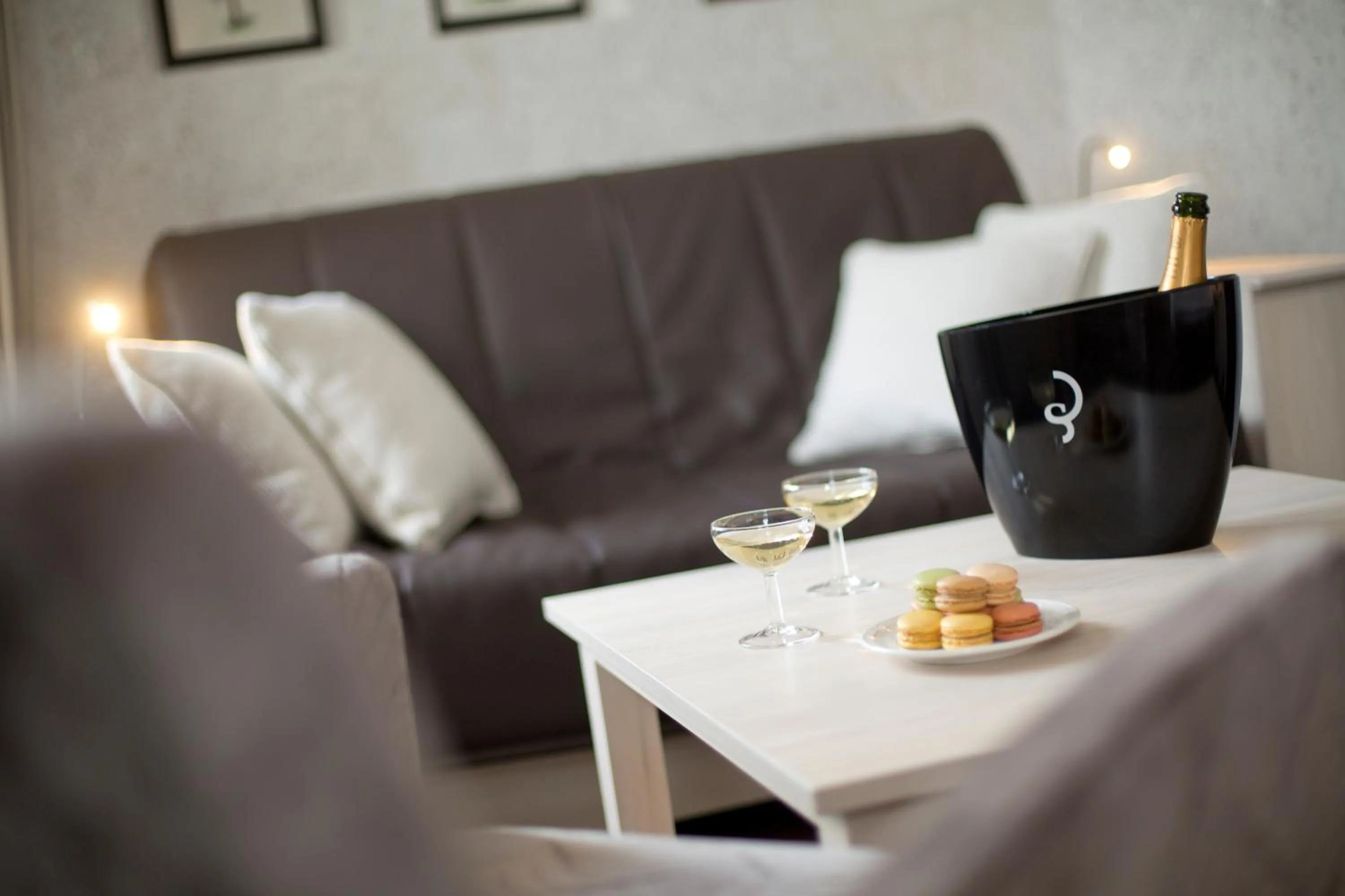Living room in Logis Les Loges du Parc