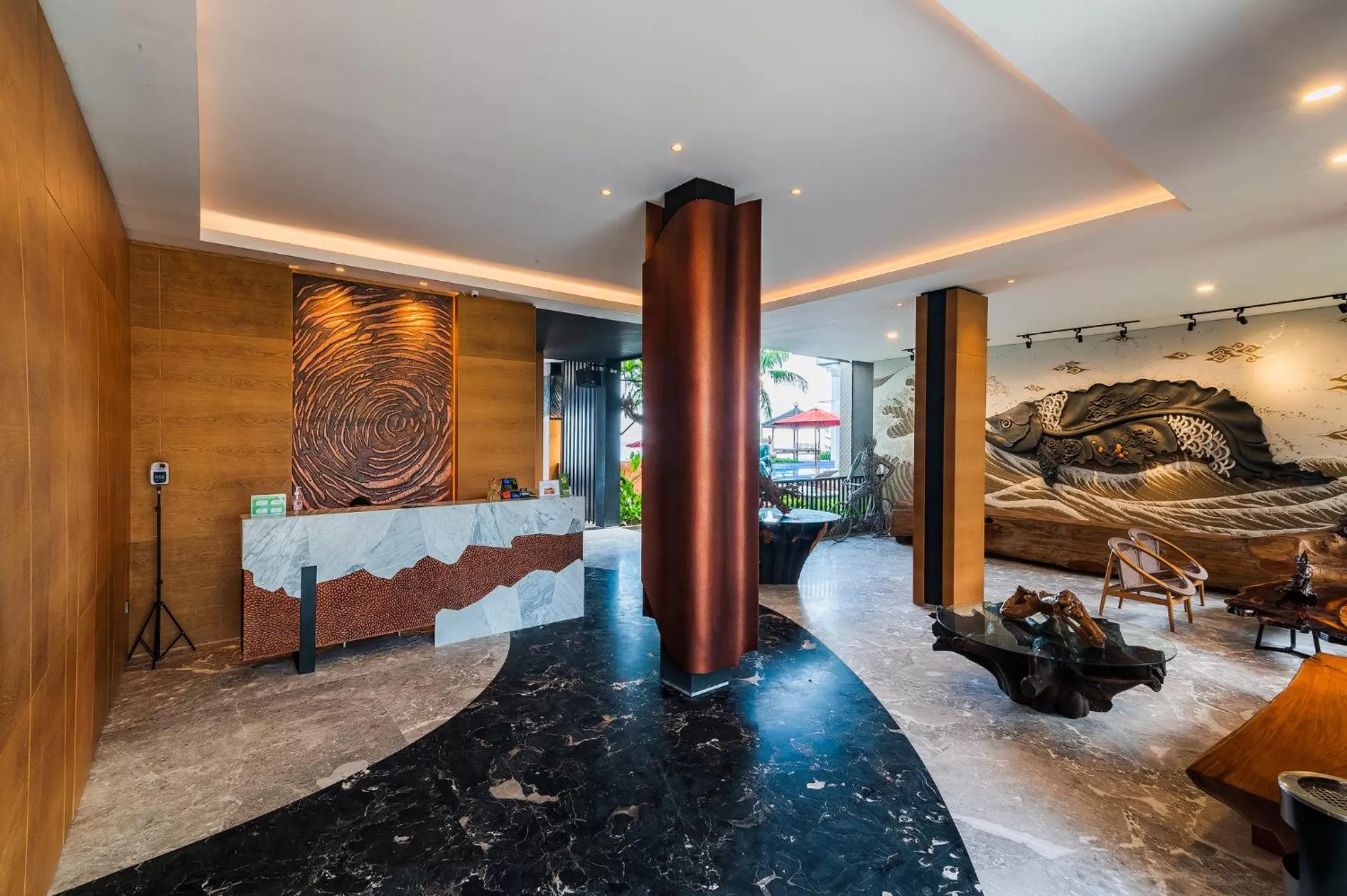 Lobby or reception in Padmasari Resort Lovina