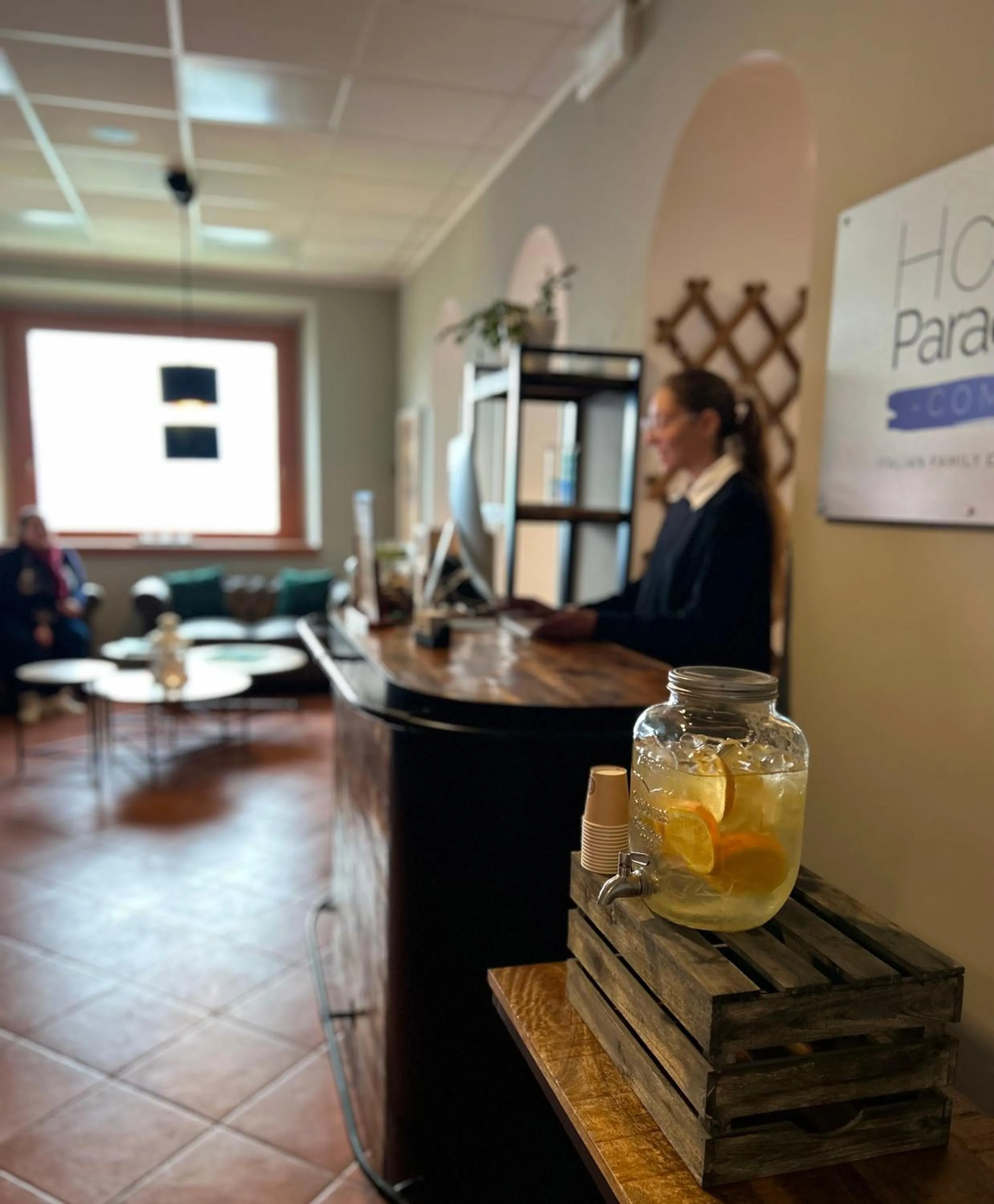 Lobby or reception in Hotel Paradiso Como