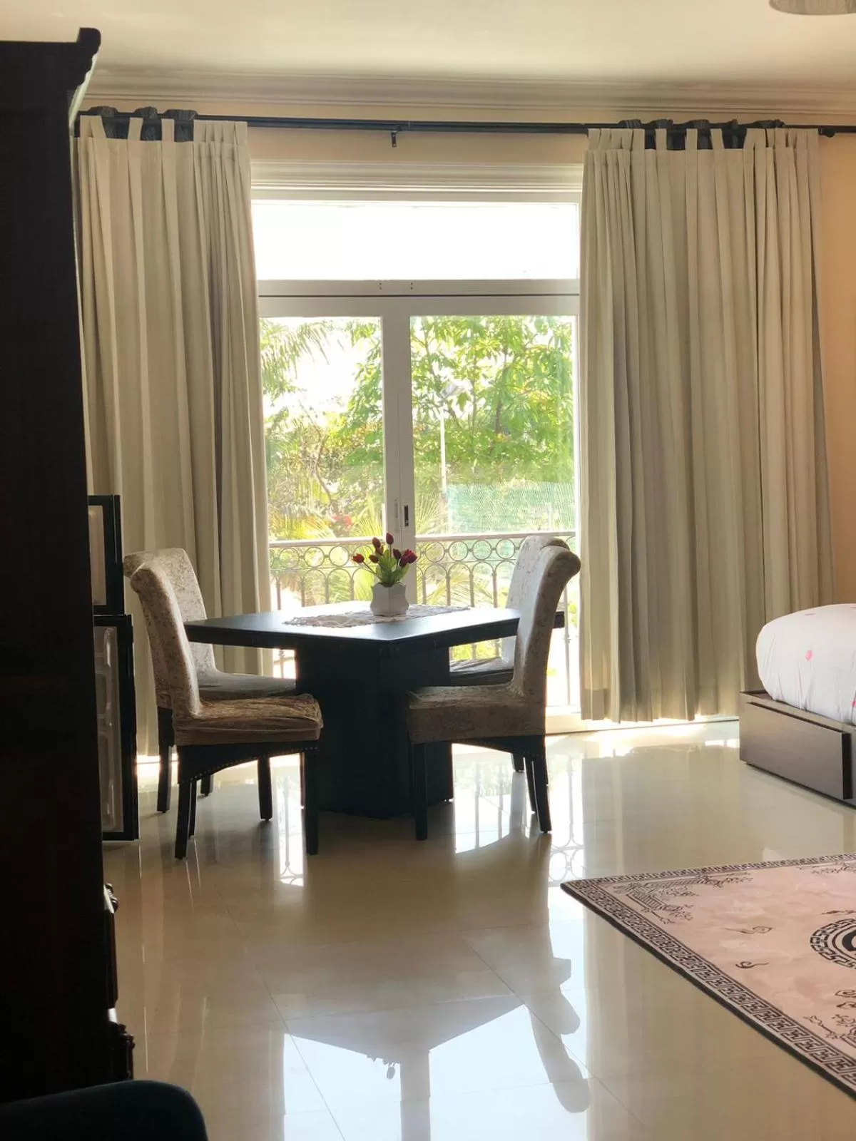 Dining area in Villa Segovia Cozumel