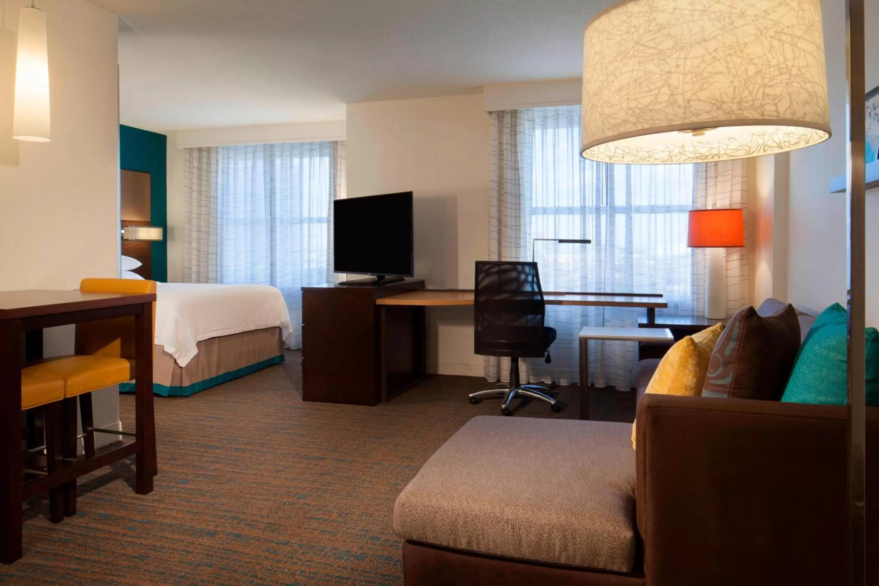 Photo of the whole room, Bed in Residence Inn Tampa Downtown