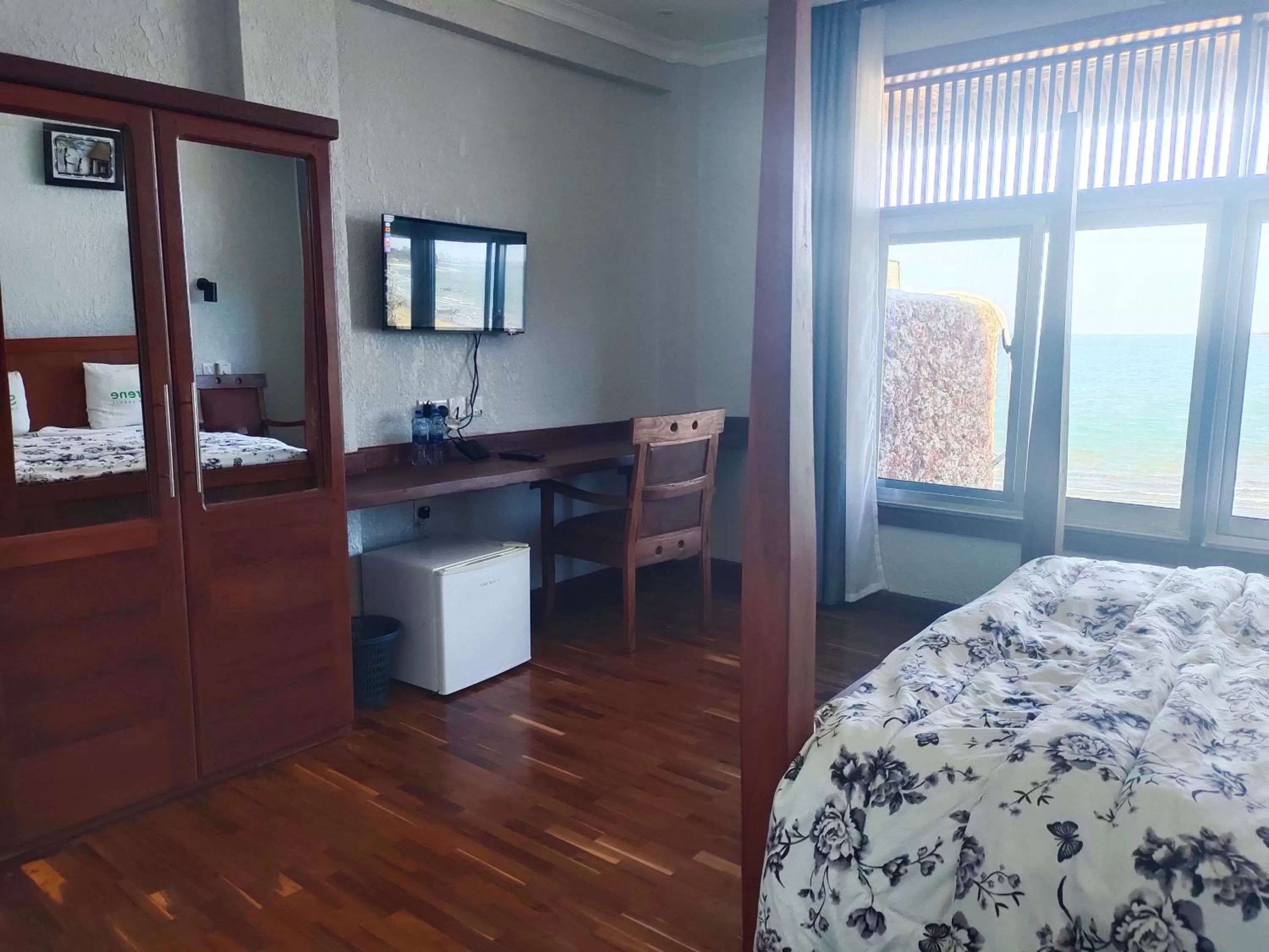 Bed in Serene Beach Resort