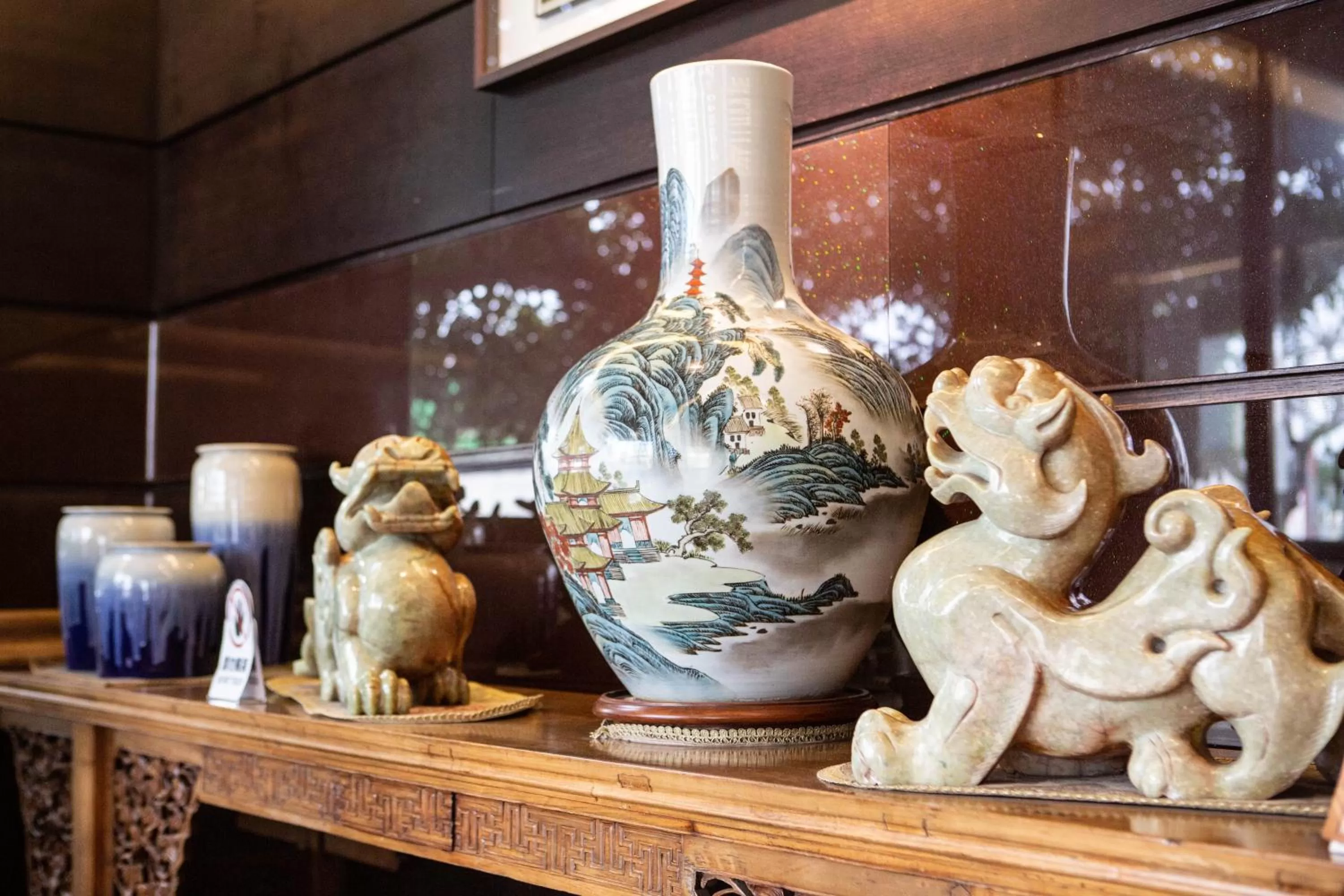 Decorative detail in Jia Hsin Garden Hotel