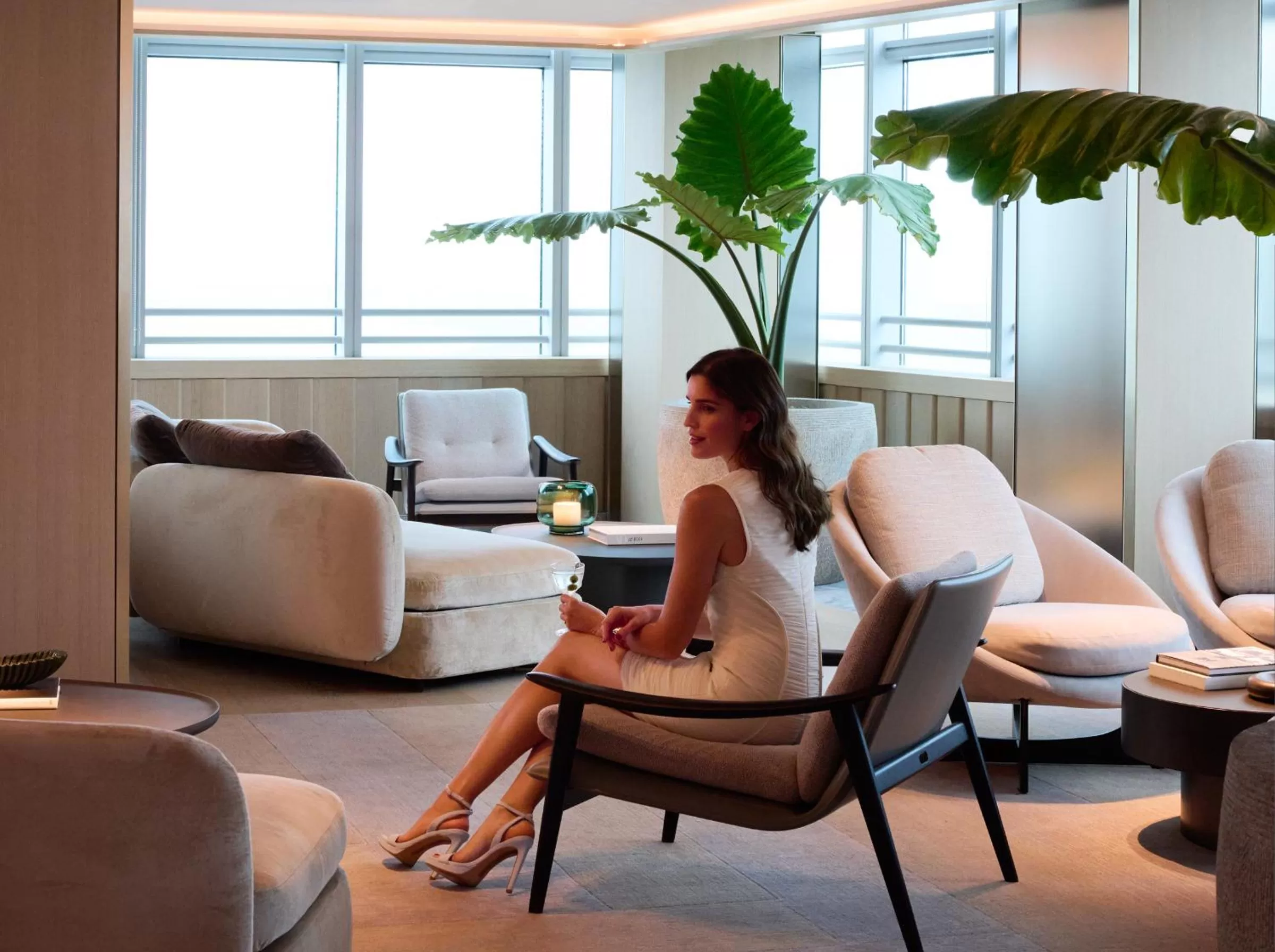 Communal lounge/ TV room in Hotel AKA Brickell