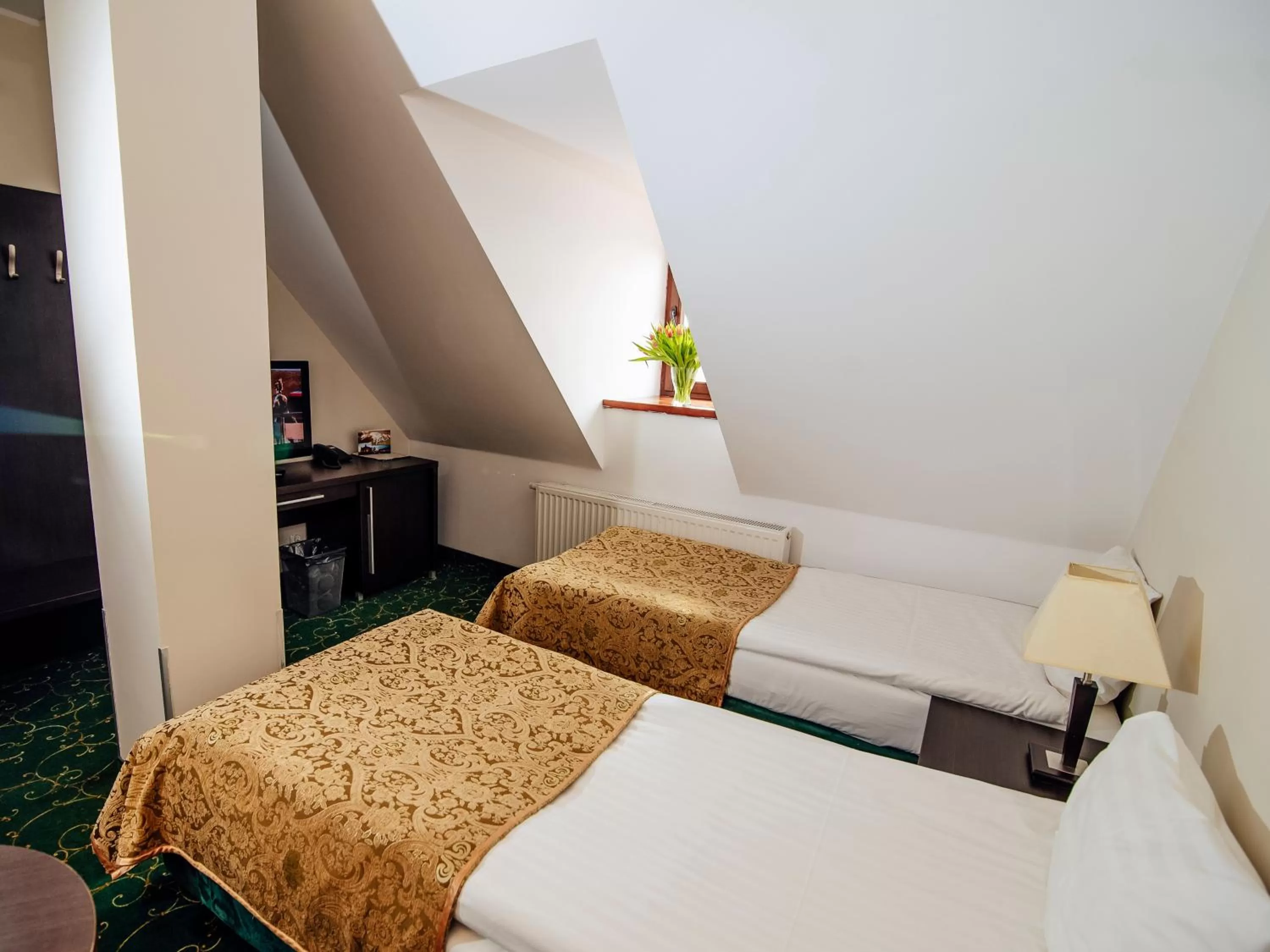 Bed in Hotel Zamek Gniew