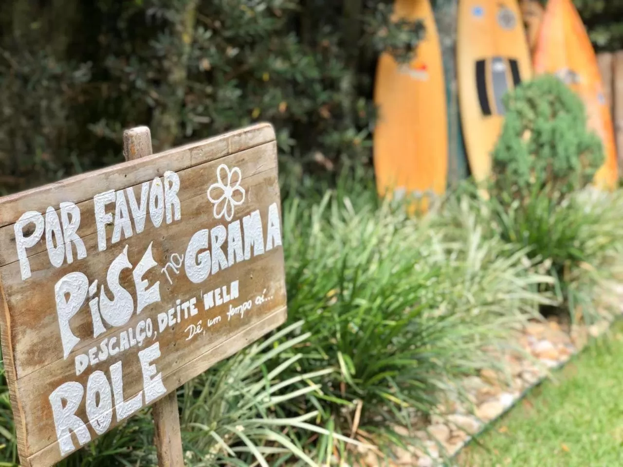 Garden in Pousada Santarina