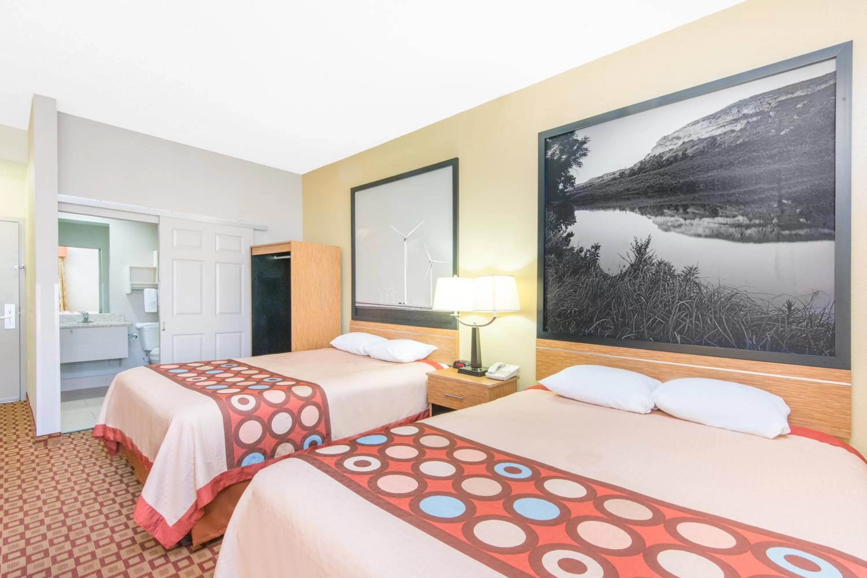 Bed in Super 8 by Wyndham Wichita South