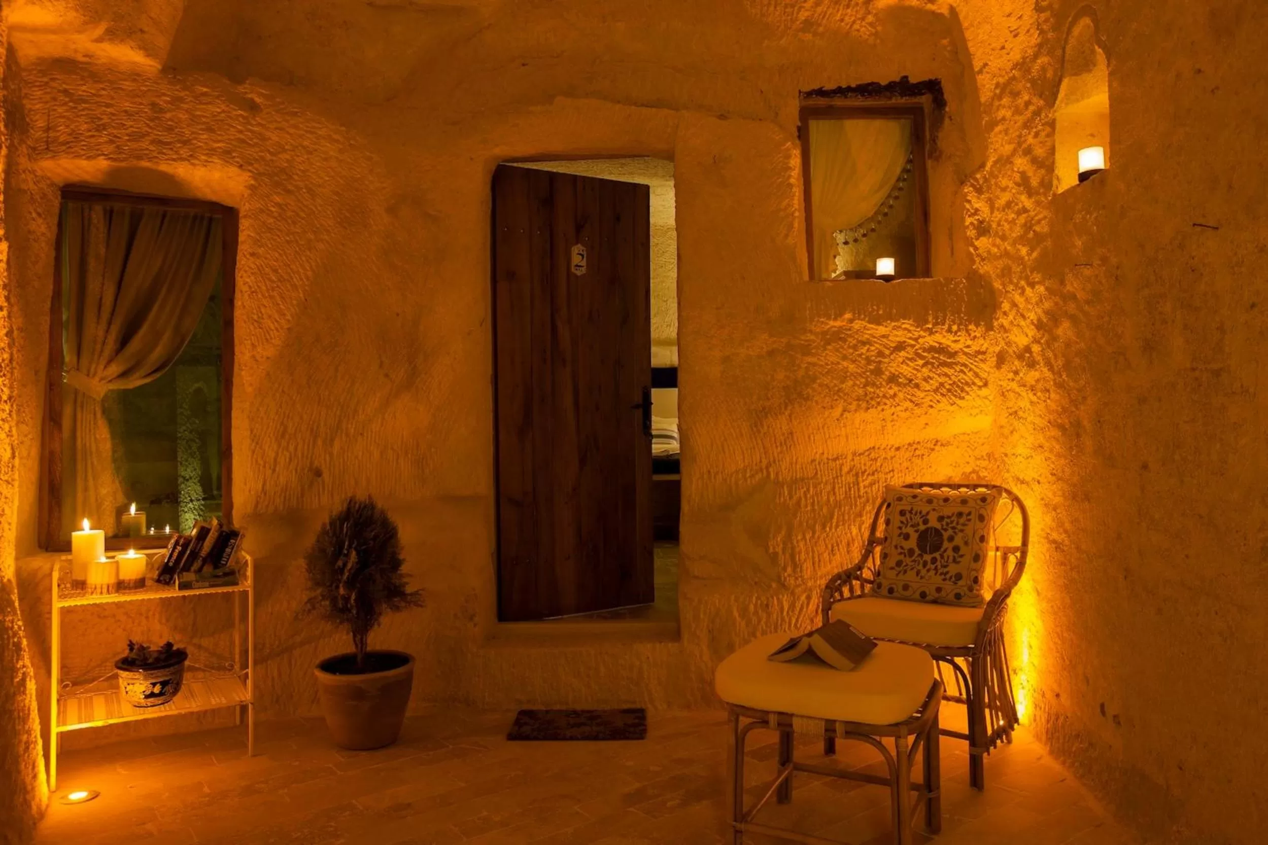Patio in Azure Cave Suites - Cappadocia