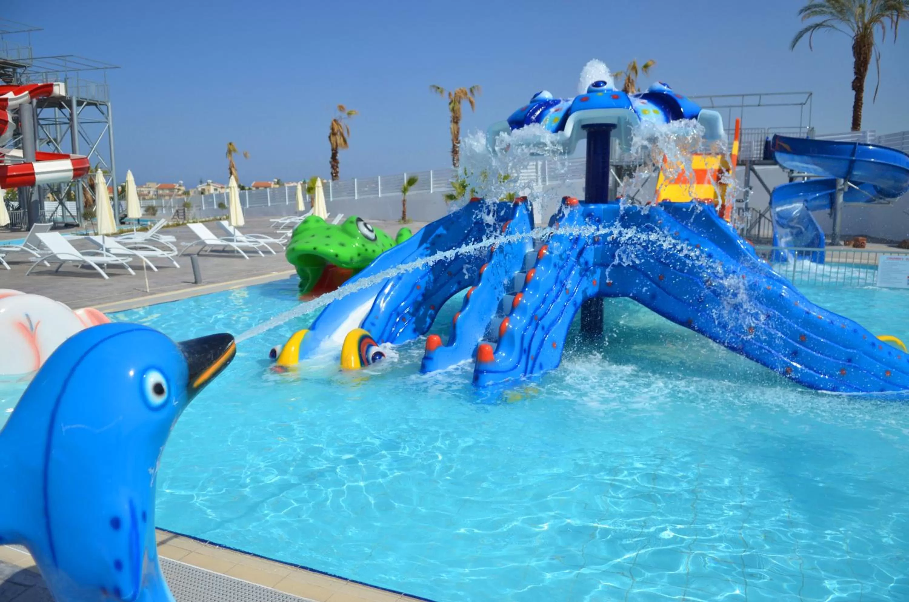 Aqua park in King Evelthon Beach Hotel & Resort