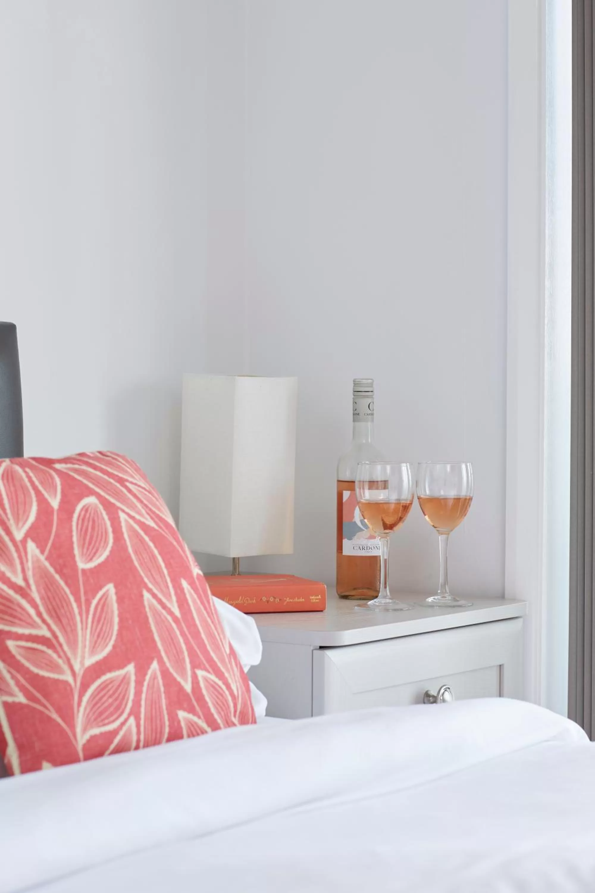 Bed in Luccombe Hall Hotel