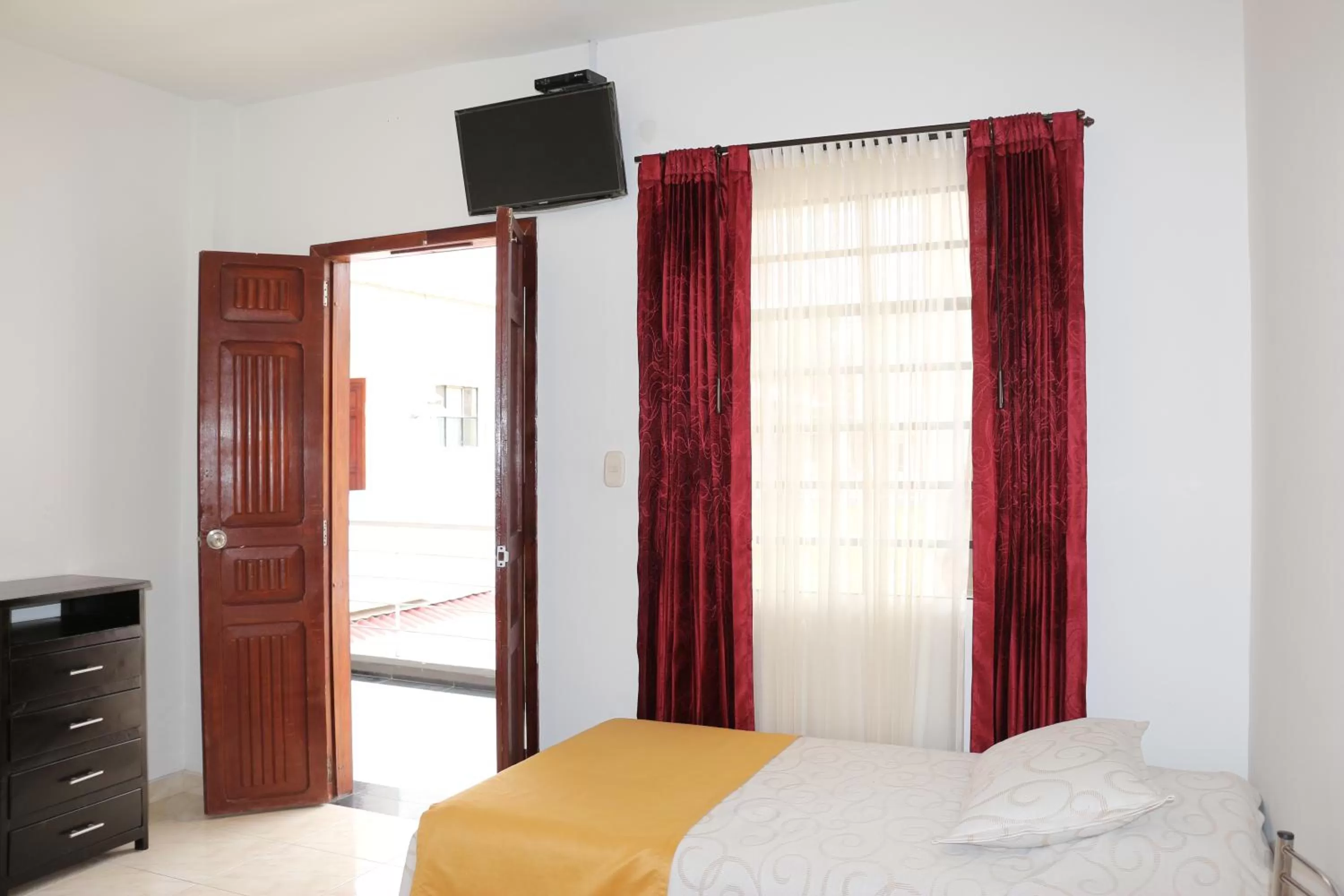 Decorative detail, Bed in Hotel Abadia