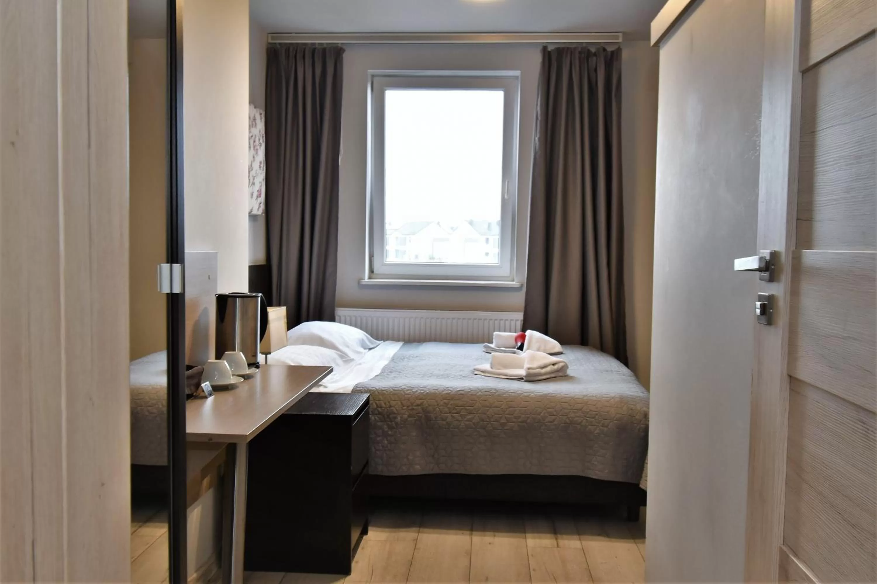 Bed in Sleepinn Gdansk Airport