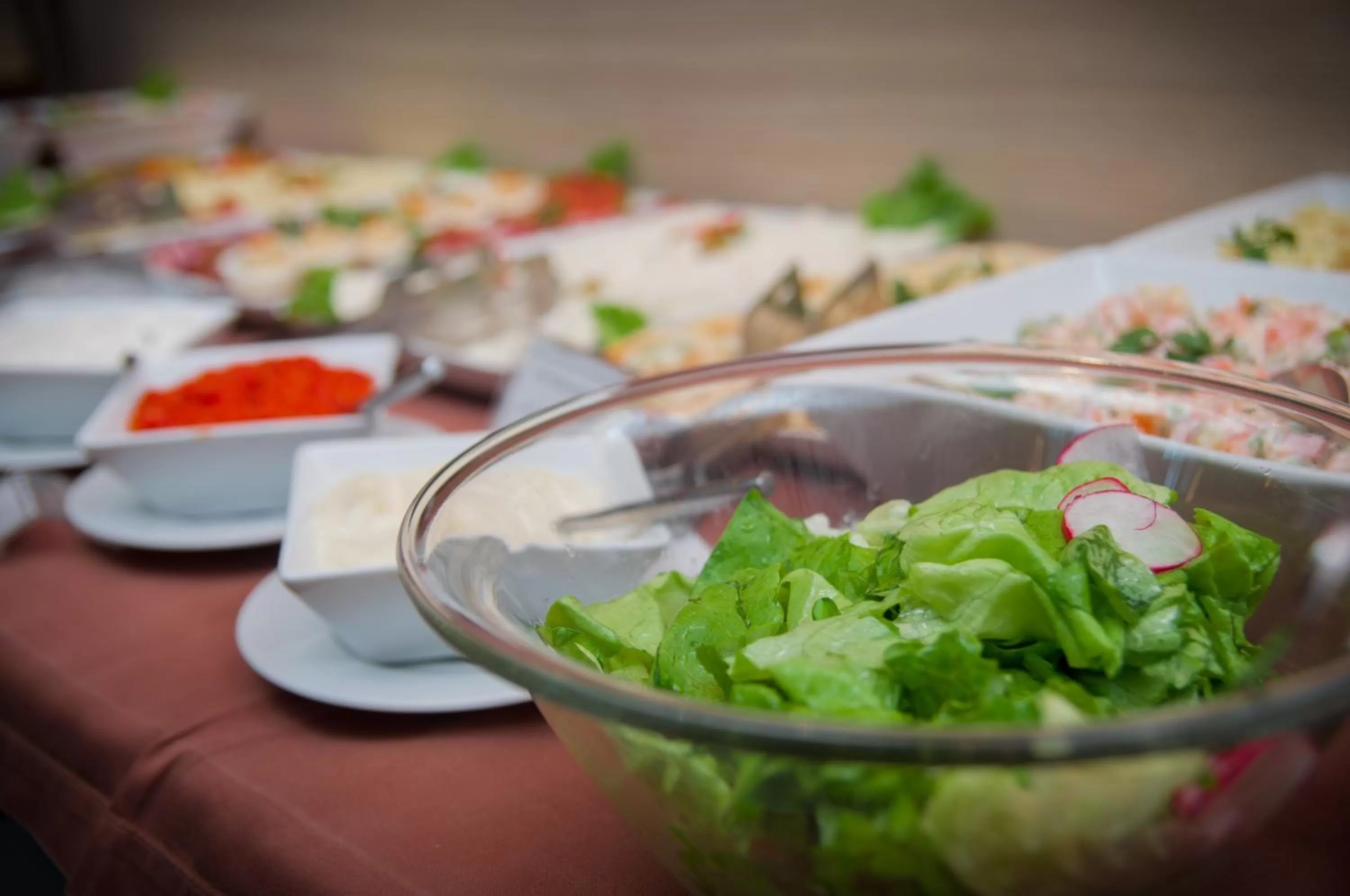 Buffet breakfast in Garni Hotel Vigor - EV station