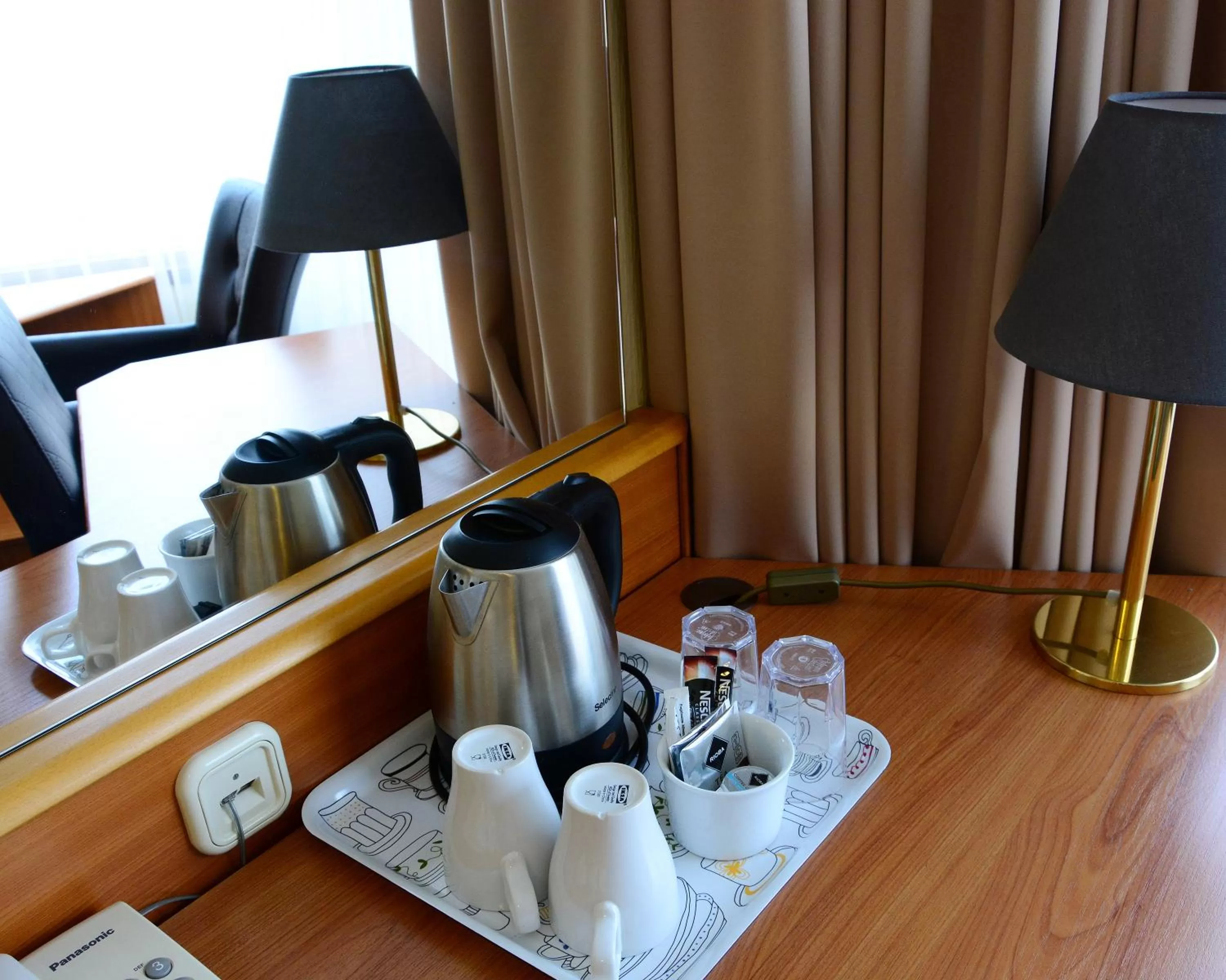Coffee/tea facilities in Hotel Orion