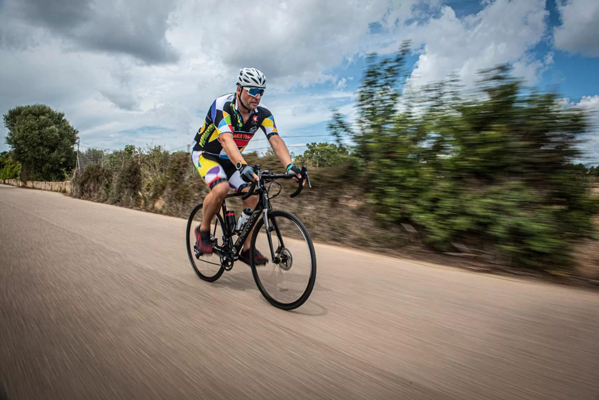Cycling in Blau Colònia Sant Jordi