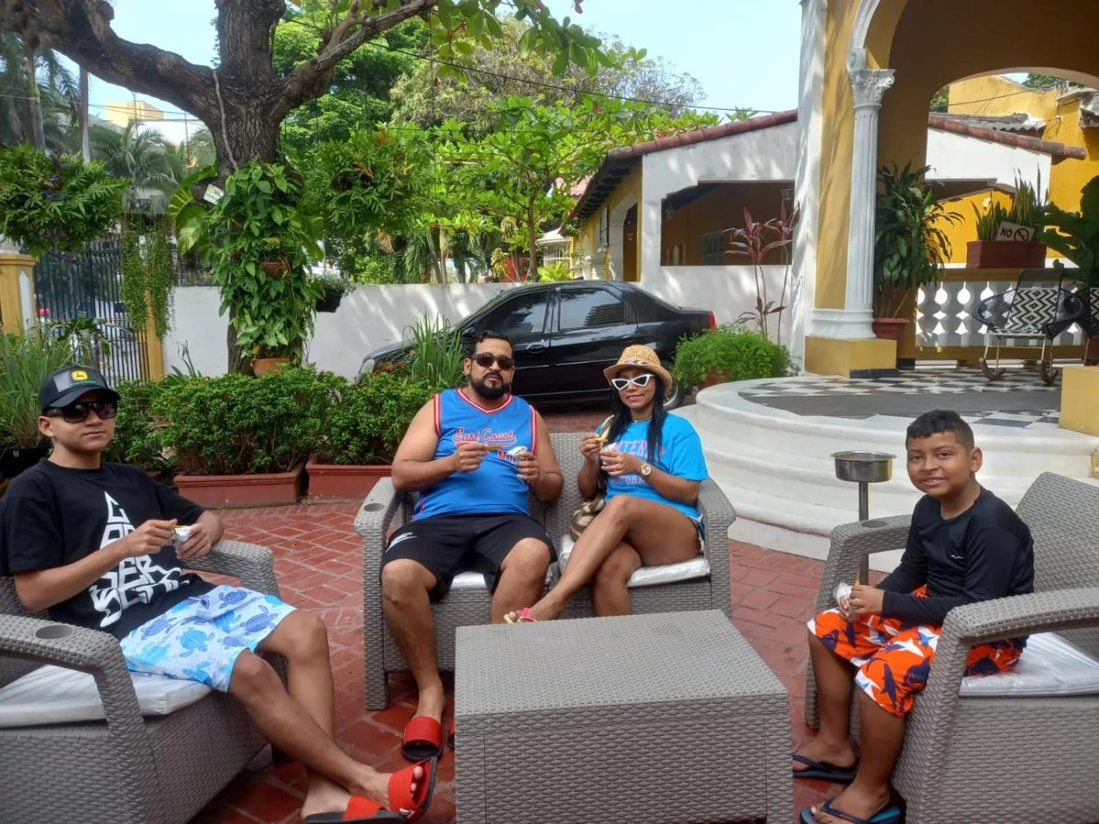 Garden in Hotel Boutique Castillo Ines Maria