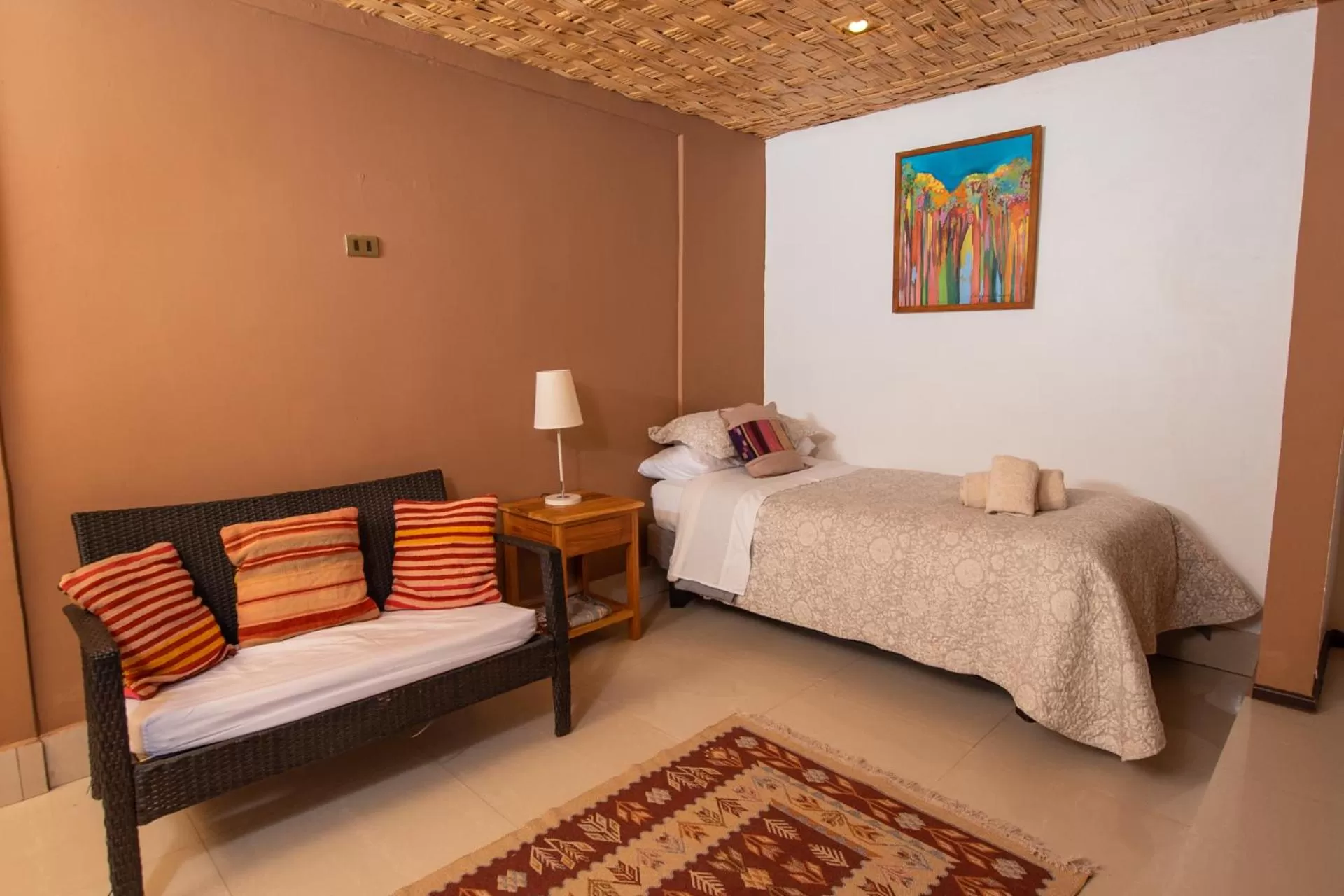 Bed in Hotel Pat'ta Hoiri